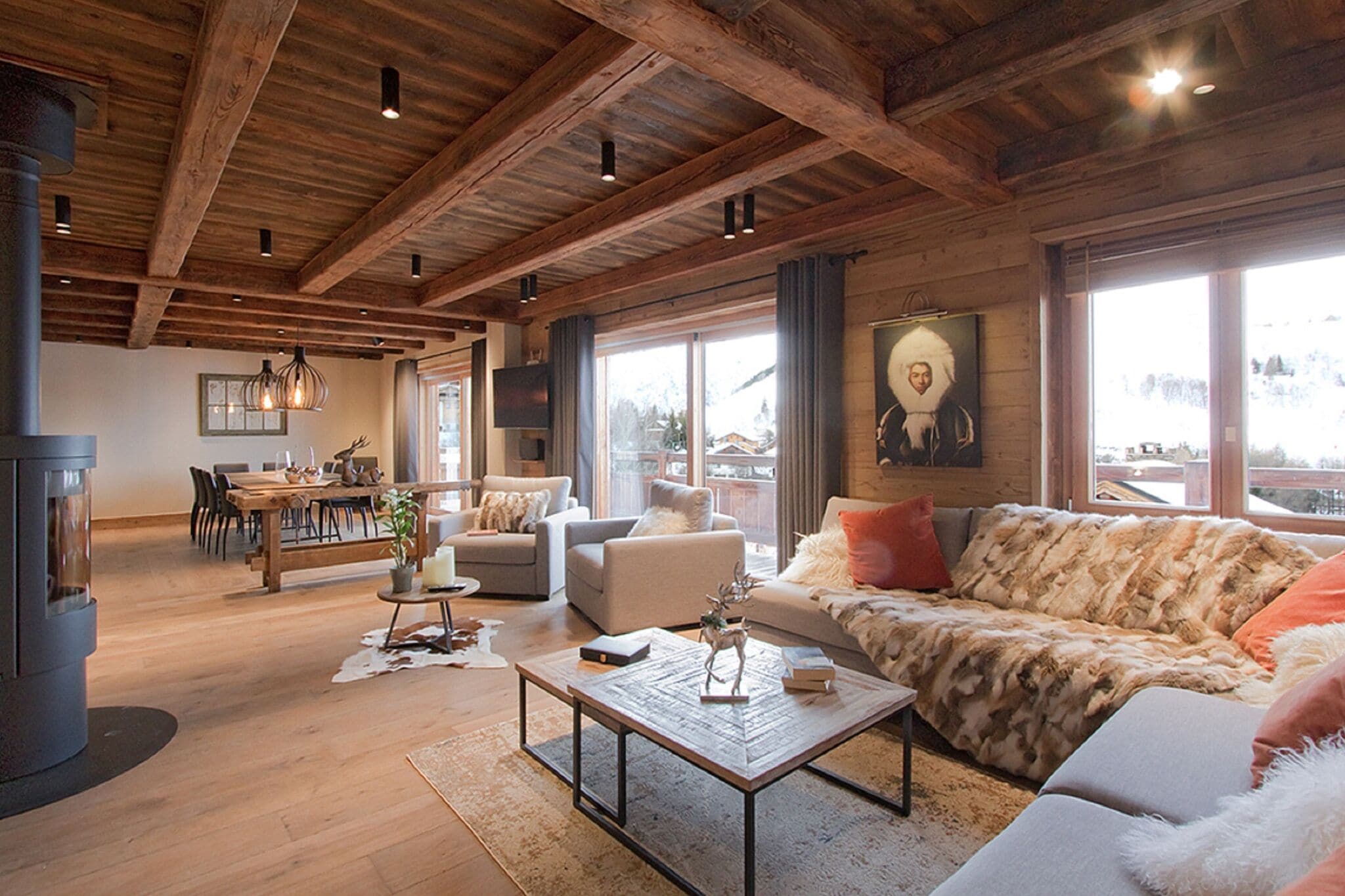 Spacious 14-person chalet with indoor pool in Les Deux Alpes
