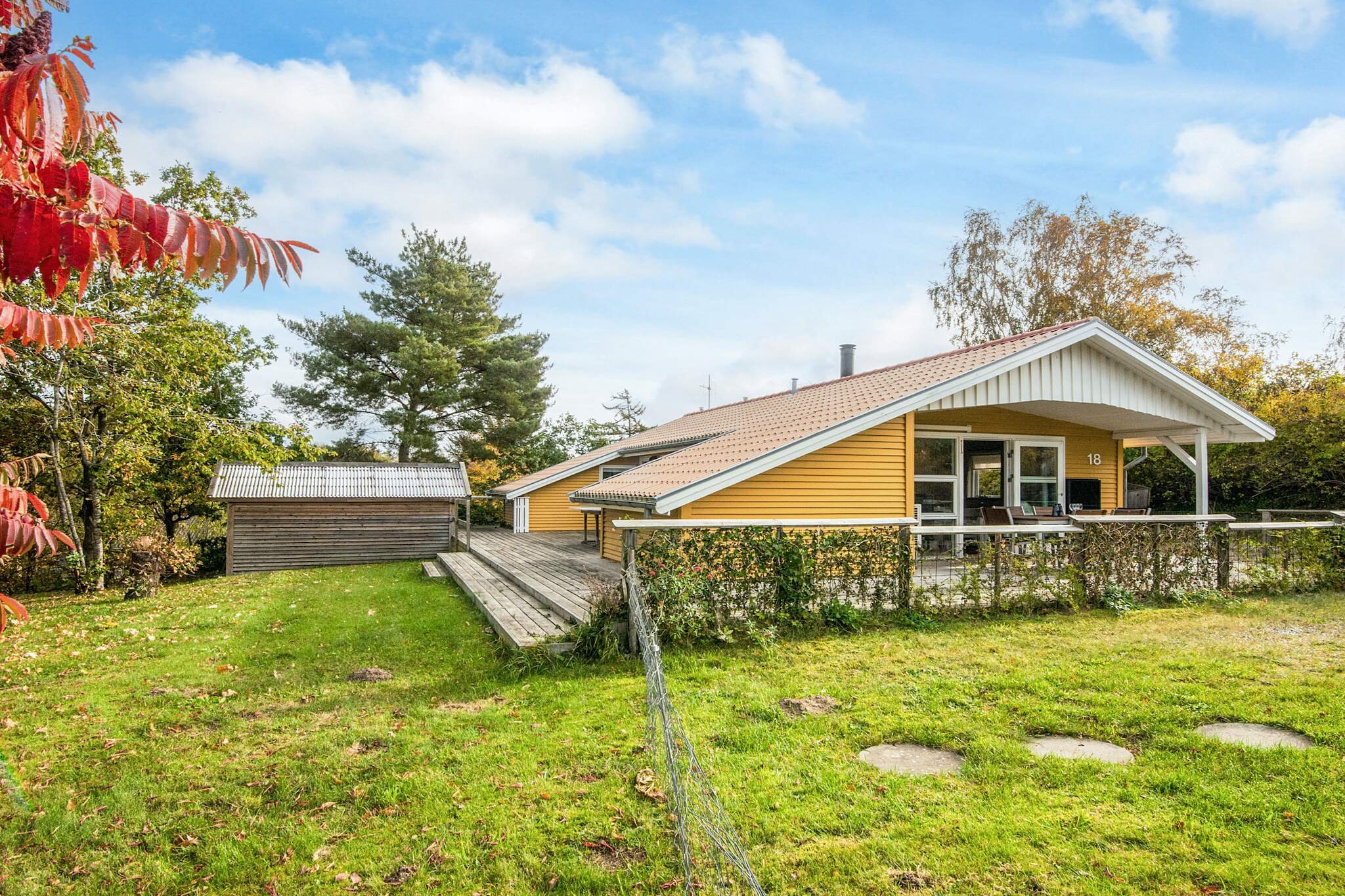 6 Personen Ferienhaus in Knebel-By Traum-Aussicht