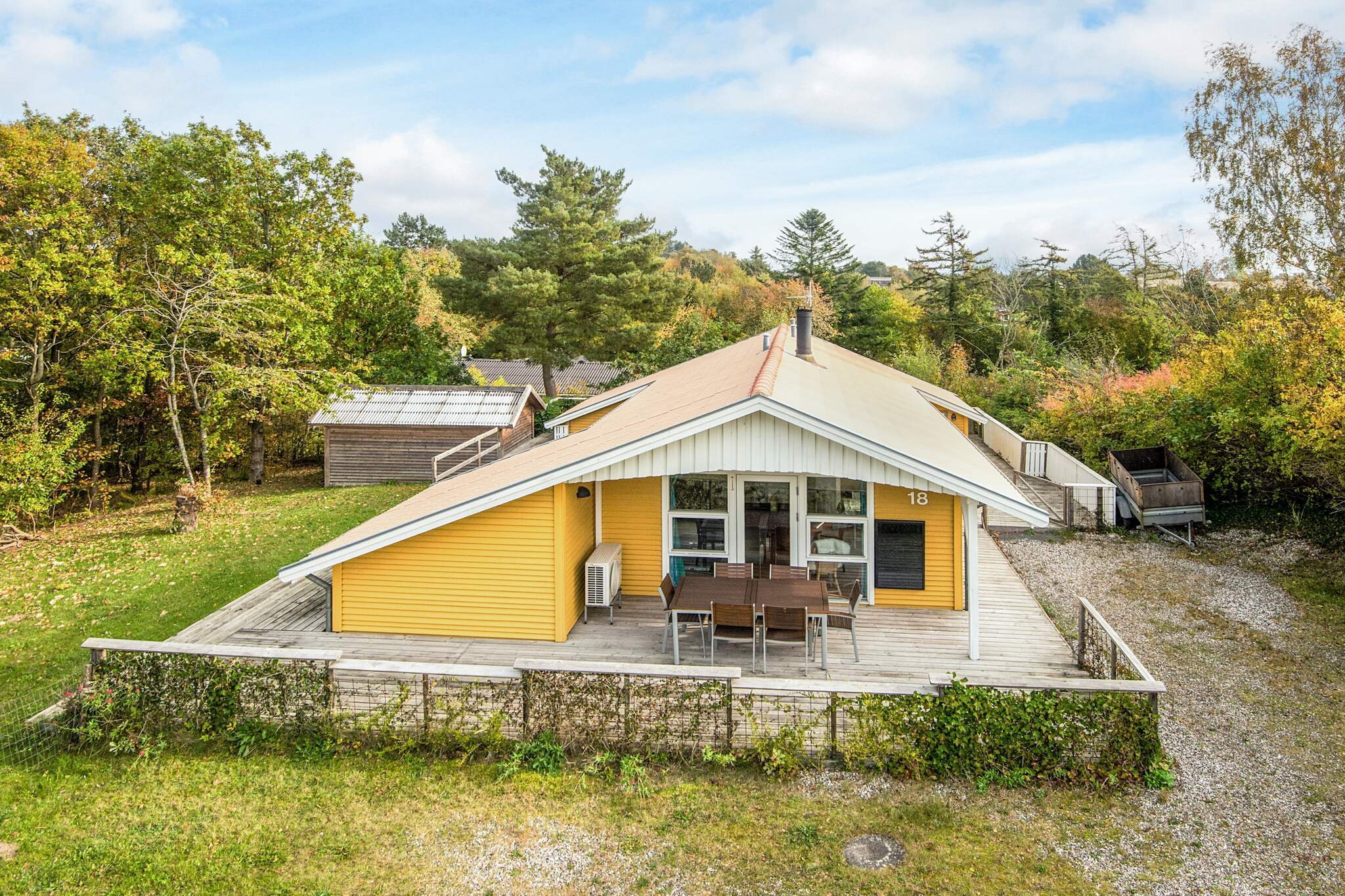6 Personen Ferienhaus in Knebel-By Traum-Aussicht