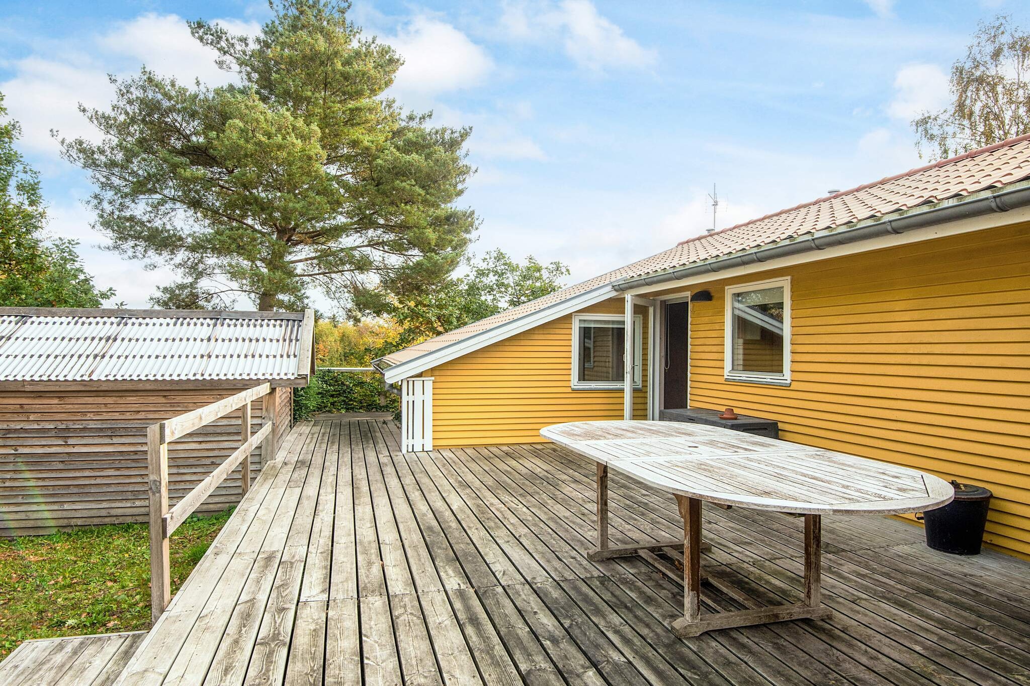 6 Personen Ferienhaus in Knebel-By Traum-Aussicht