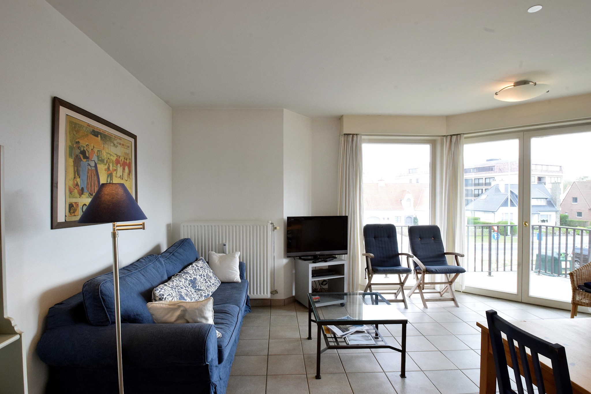 Bright Coastal Comfort with a Sunny Terrace
Step into a beautifully furnished 2-bedroom apartment designed for easy seaside living. Located just 40 meters from the shoreline, this sunny retreat features a south-facing terrace perfect for relaxing afternoons and al fresco meals. The tastefully decorated interior offers a spacious living room with a cozy seating area and TV, a fully equipped kitchen with modern appliances, and a bathroom with a bathtub/shower combo. Ideal for couples or small families, it blends comfort with charm in a serene coastal setting.

Prime Location Without the Hassle
Enjoy the luxury of being just steps from the beachâ€”without ever crossing a main road. Nestled in a quiet, small-scale villa residence, the apartment is located on the 1st floor and accessible via a short staircase and elevator. With two inviting bedrooms (each with a double bed), a separate toilet, and thoughtful touches like heating and garden furniture, itâ€™s a practical and peaceful base for exploring De Haanâ€™s charming streets and shoreline.

Local Flavors & Relaxing Vibes
Beyond the sea and sand, you're close to De Haanâ€™s vibrant town center, where youâ€™ll find cozy cafÃ©s, Belgian bakeries, and acclaimed seafood spots like Mano and Brasserie Paname. Whether youâ€™re sipping coffee on the terrace or dining out on local cuisine, this apartment promises a memorable coastal holidayâ€”modern, sunny, and just where you want to be.