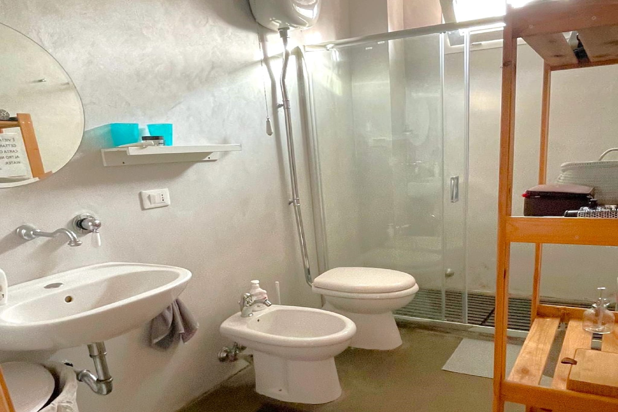 Appartamento La Gisira-Badkamer