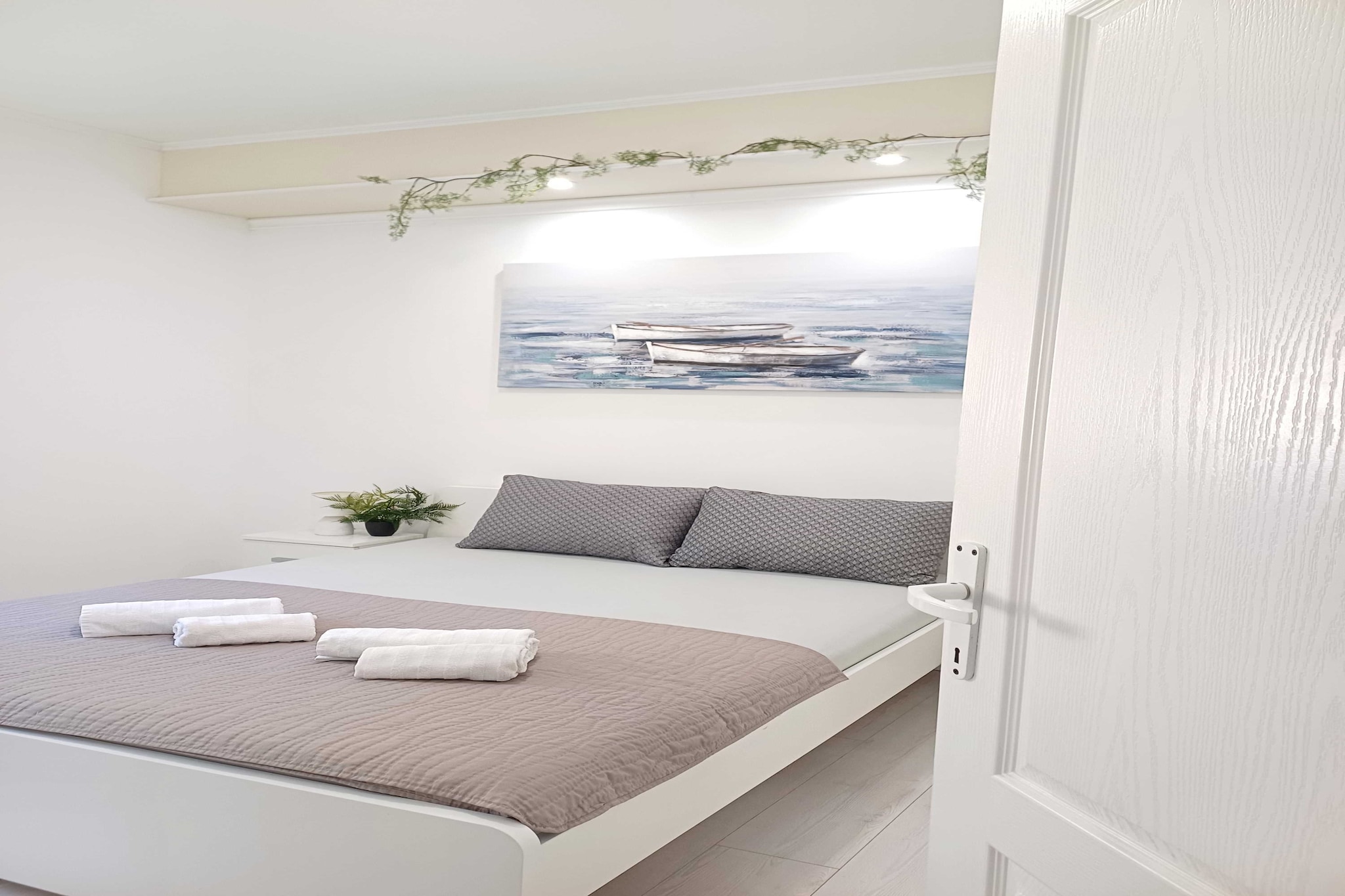 Apartments Sun & Sea - One Bedroom Apartment with Terrace (A1)-Slaapkamer
