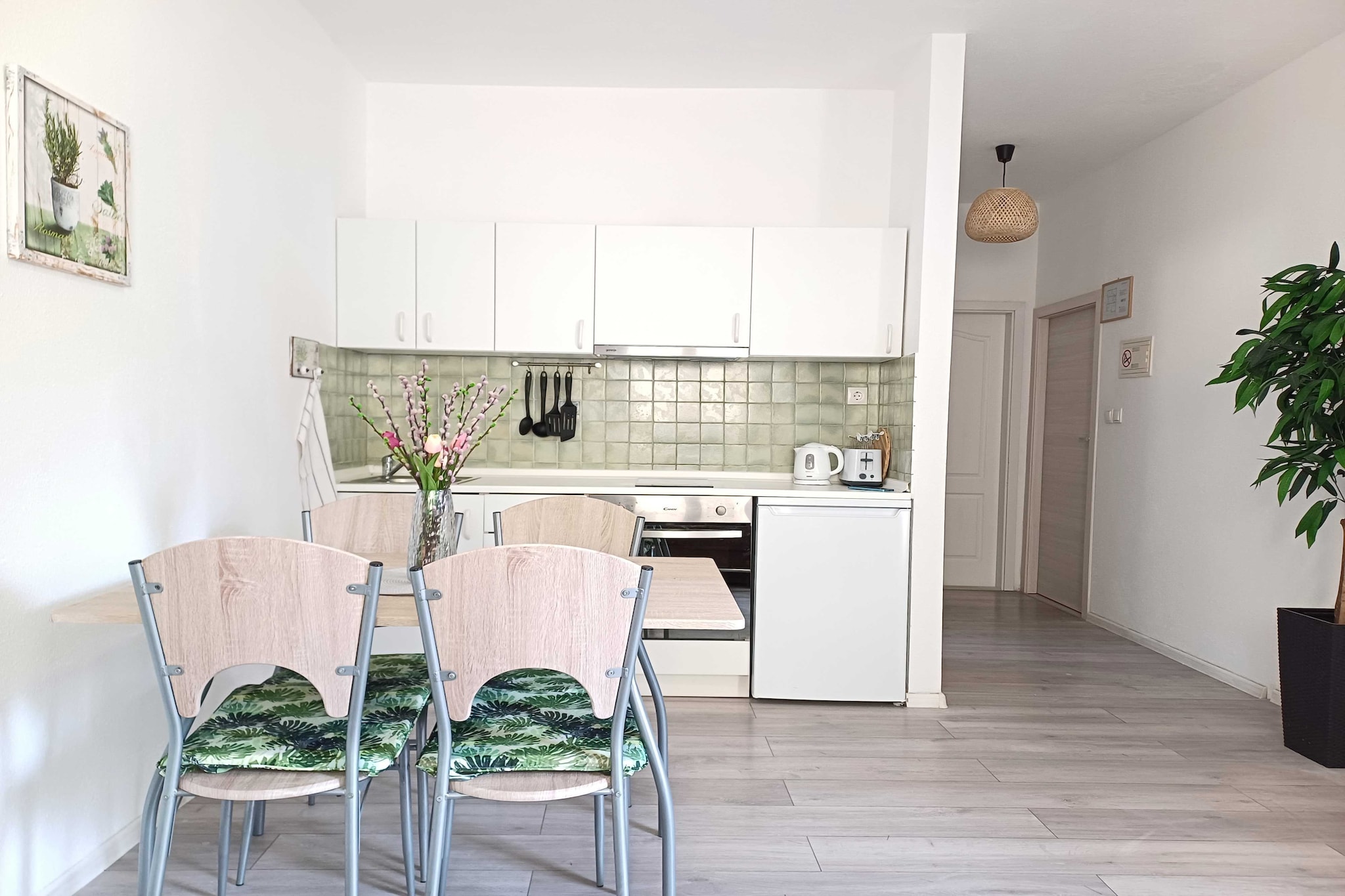 Apartments Sun & Sea - One Bedroom Apartment with Terrace (A1)-Keuken