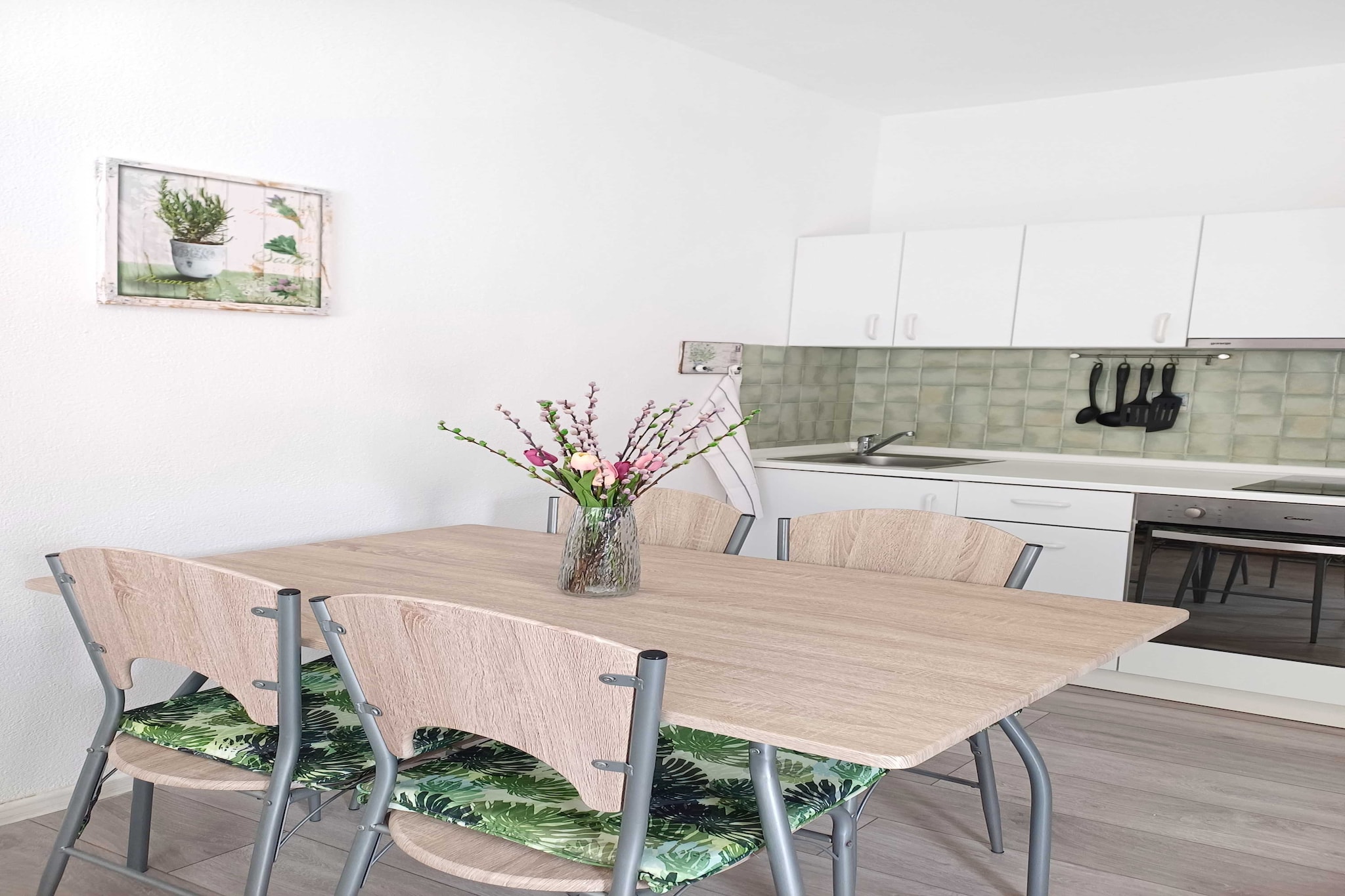Apartments Sun & Sea - One Bedroom Apartment with Terrace (A1)-Keuken