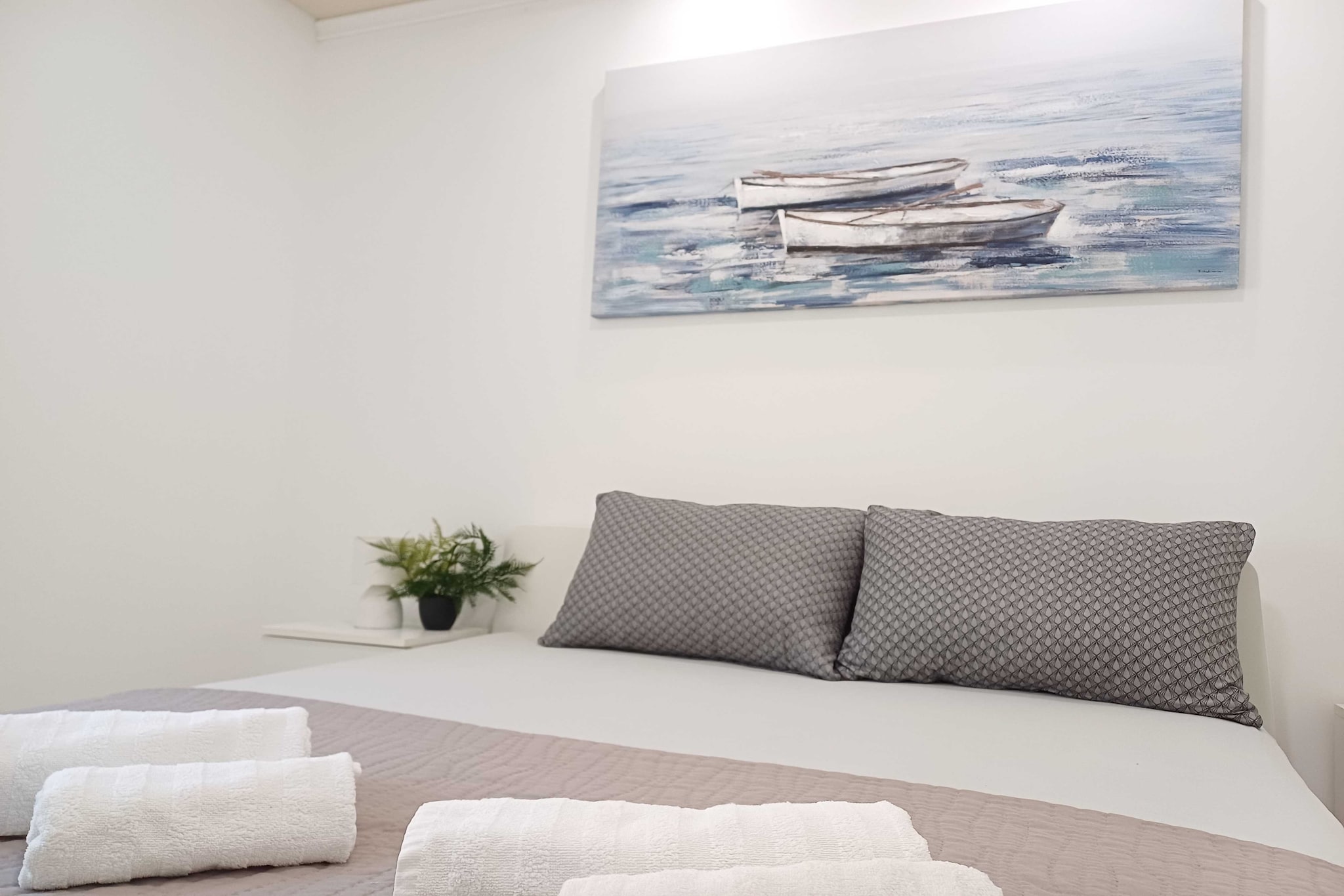 Apartments Sun & Sea - One Bedroom Apartment with Terrace (A1)-Slaapkamer