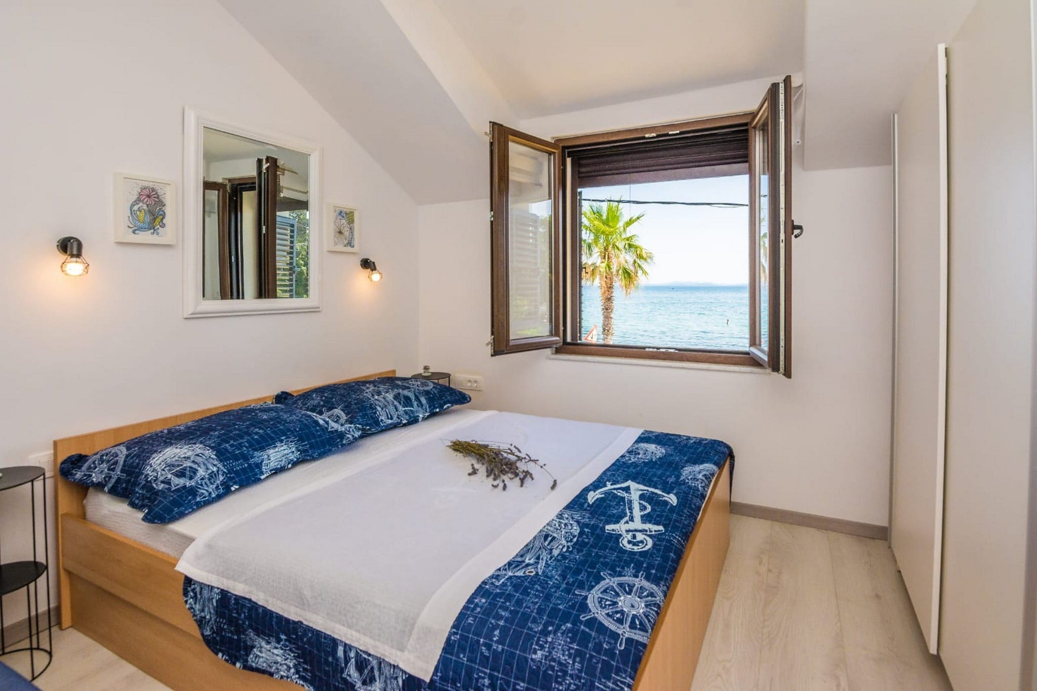 Apartments Sea Eyes - Two Bedroom Apartment with Balcony and Sea View (Kat)-View