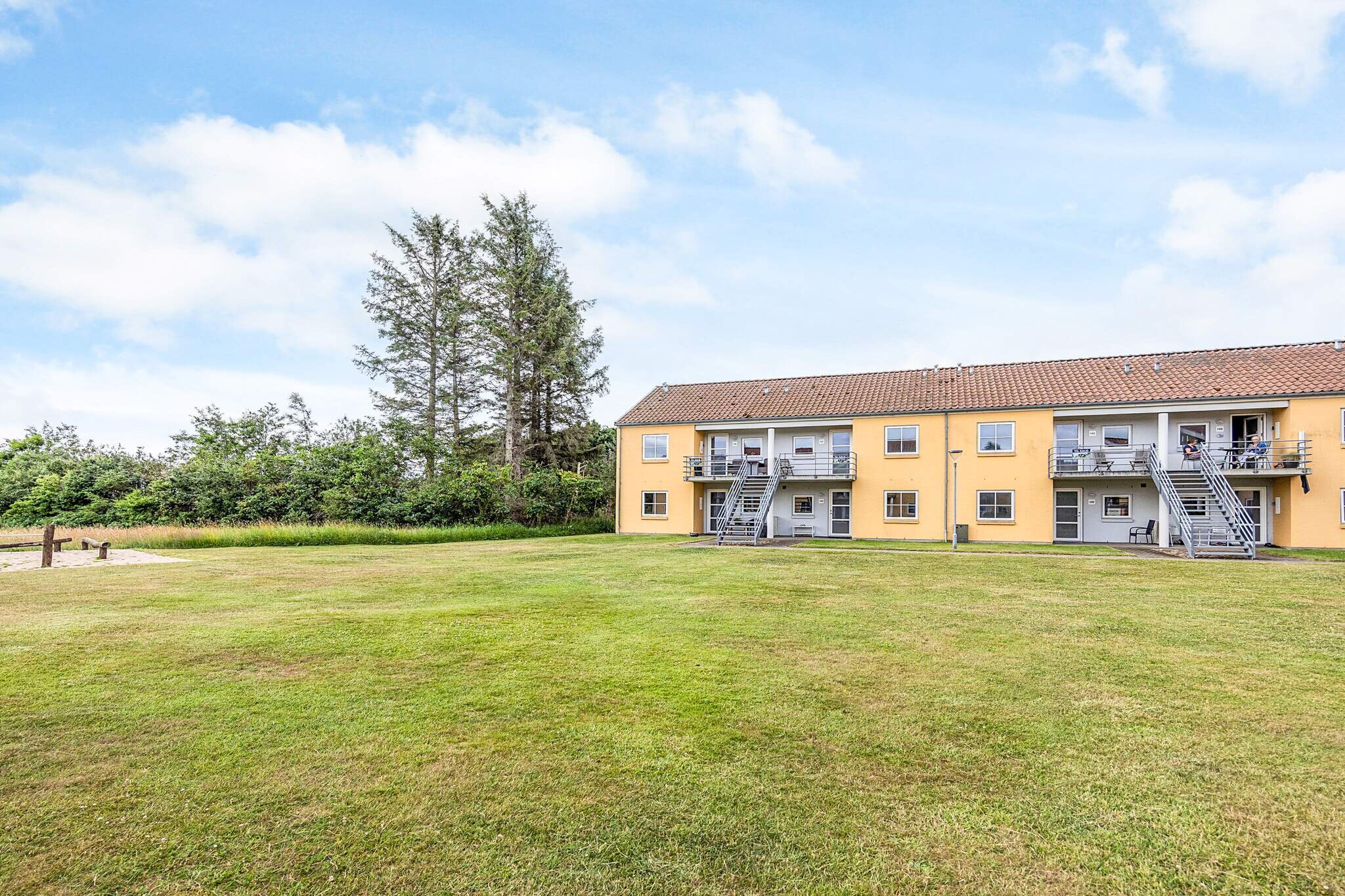 Hals Apartment ligt op 100 meter van het strand. - Buitenlucht