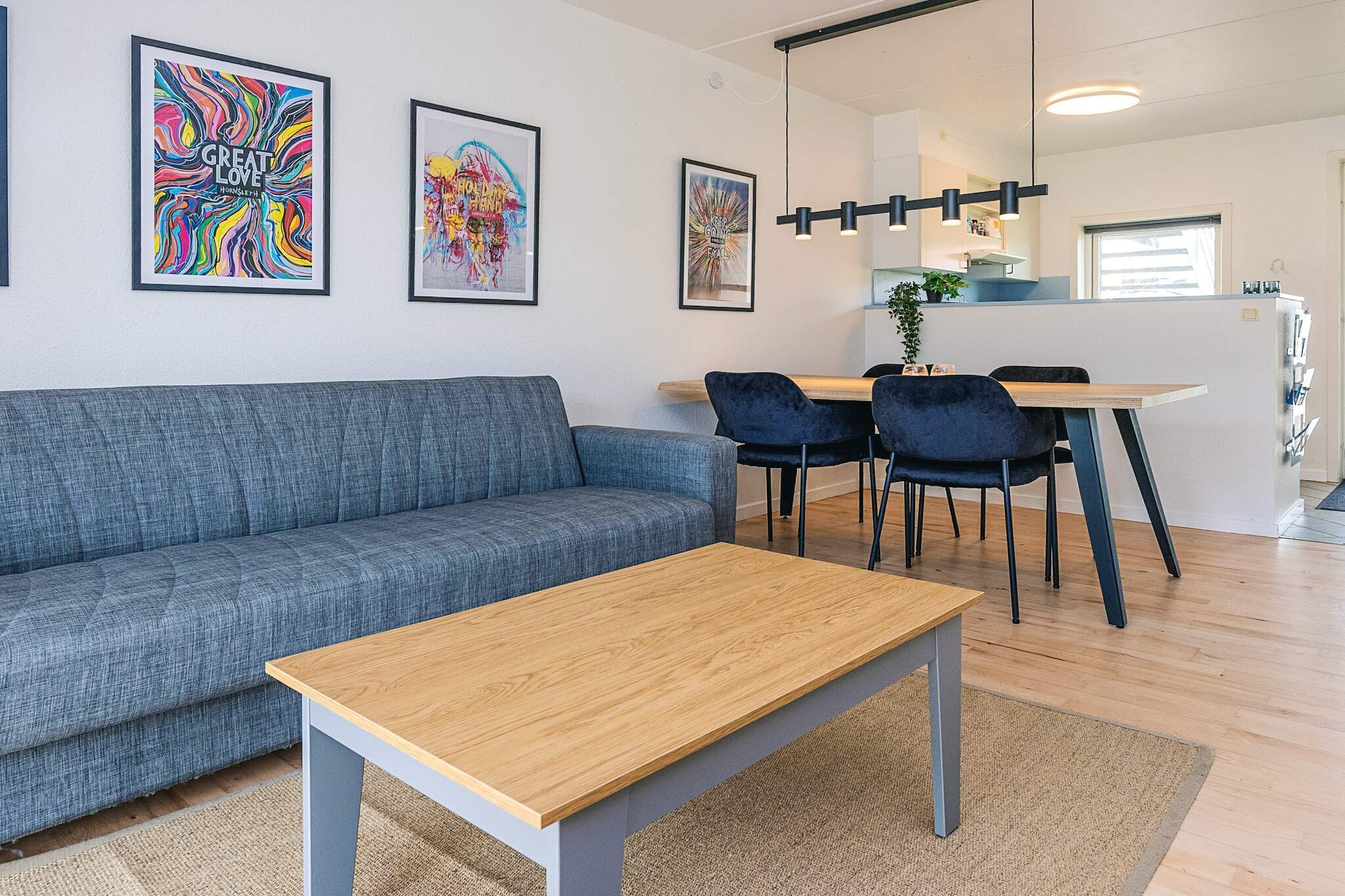 Hals Apartment ligt op 100 meter van het strand. - Binnen
