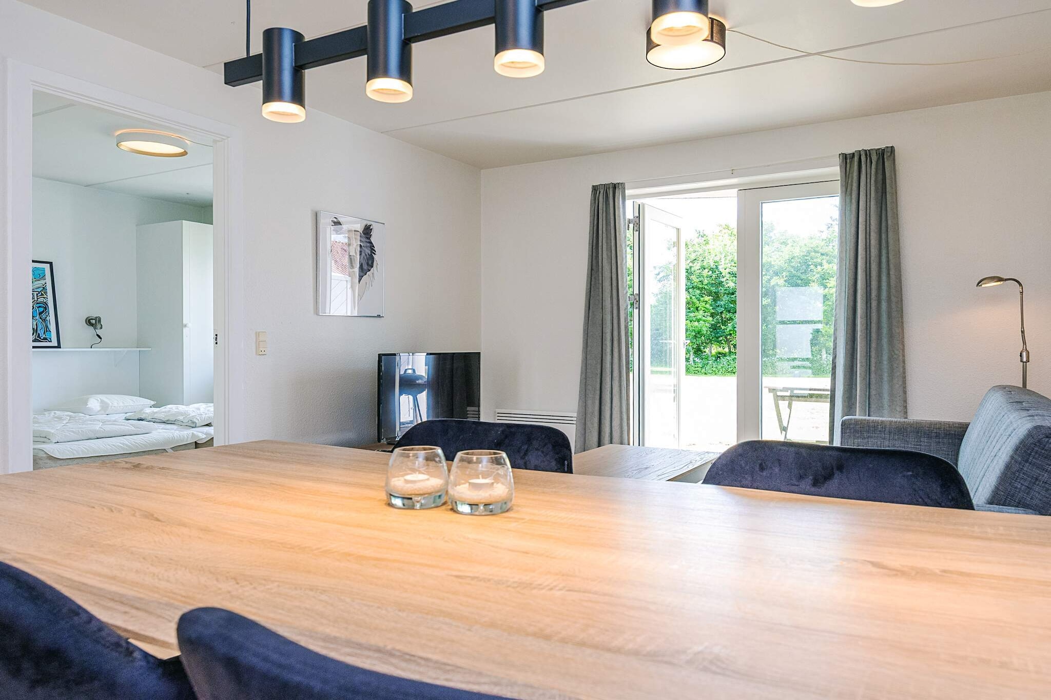 Hals Apartment ligt op 100 meter van het strand. - Binnen