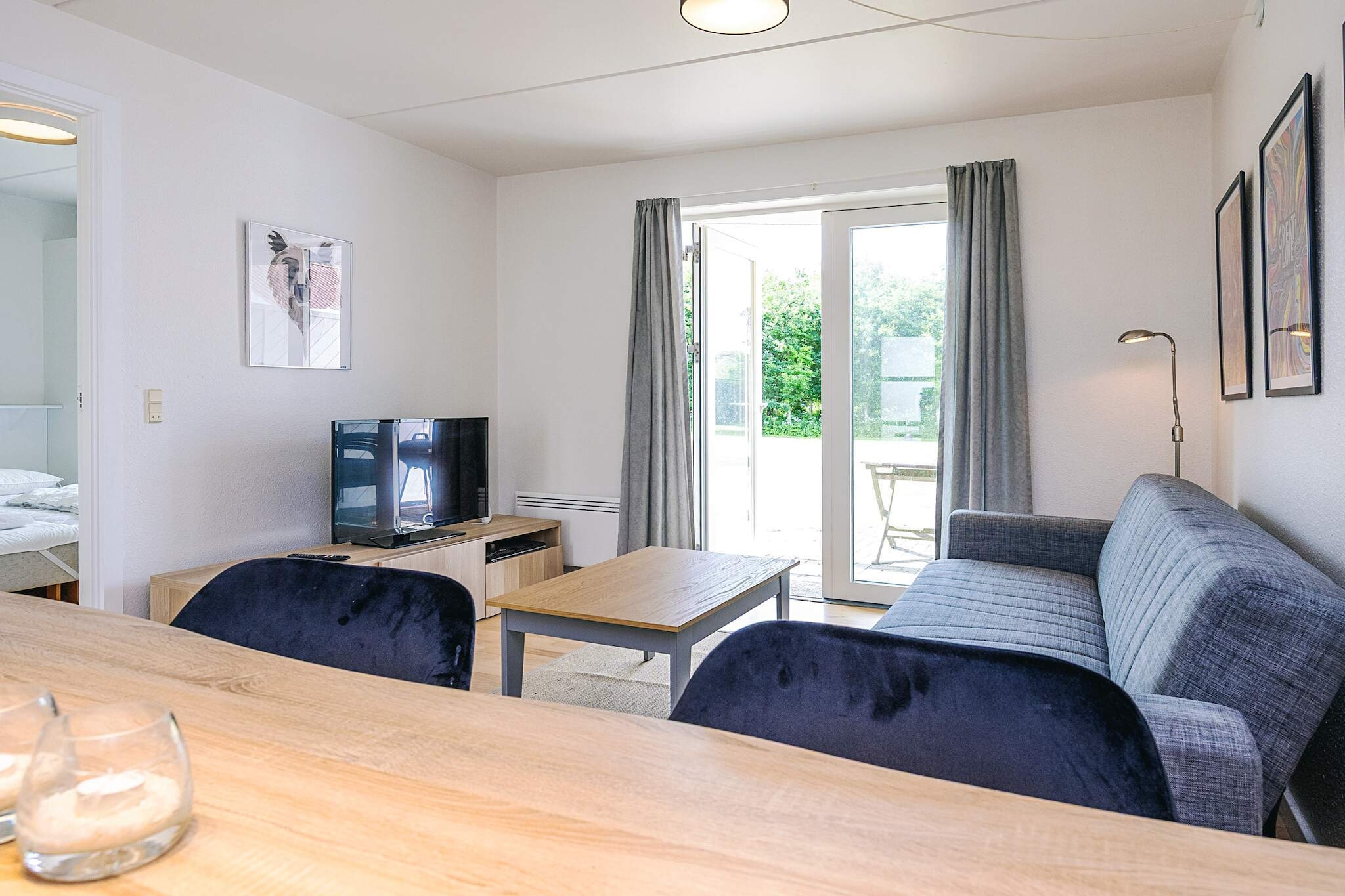Hals Apartment ligt op 100 meter van het strand. - Binnen