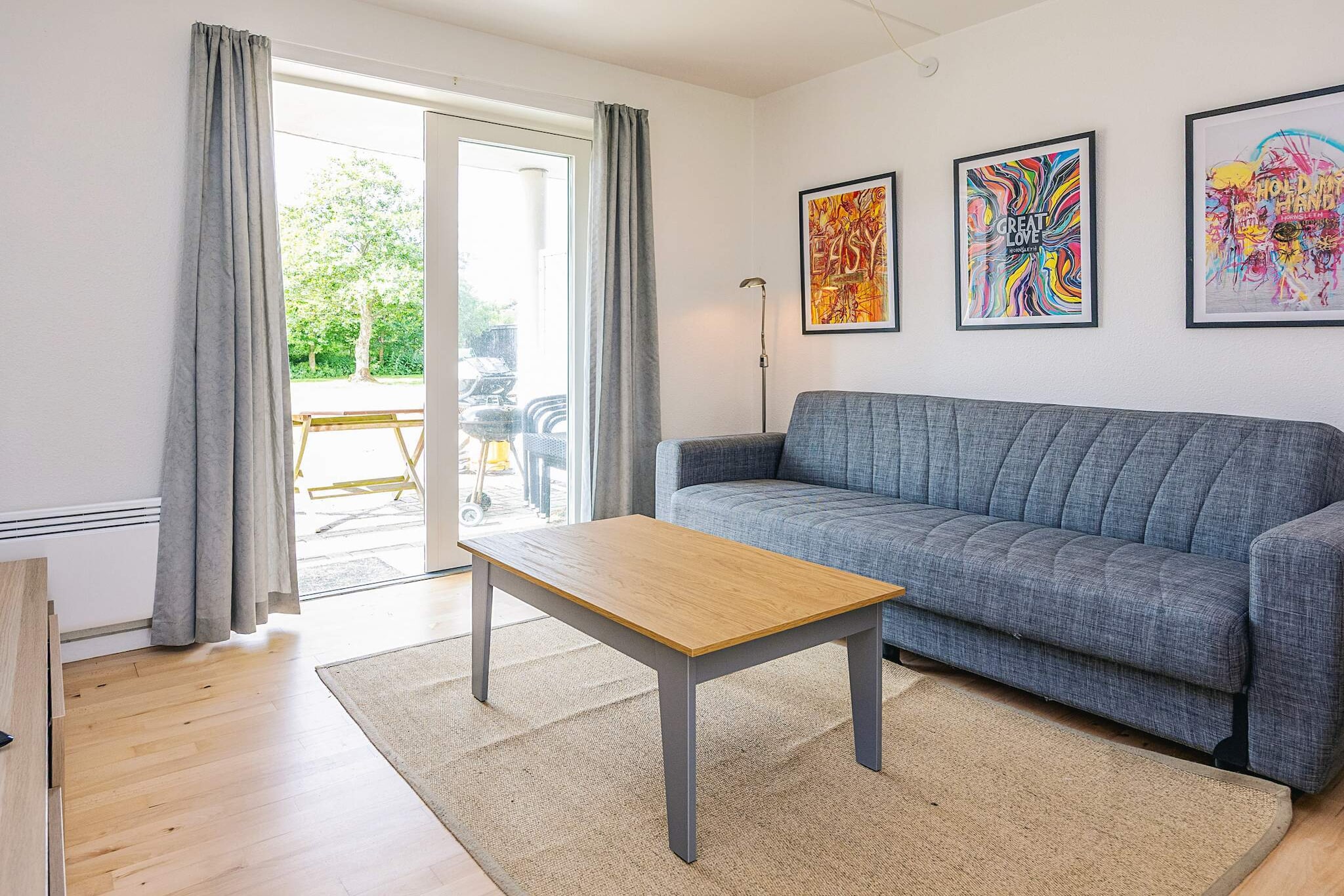 Hals Apartment ligt op 100 meter van het strand. - Binnen