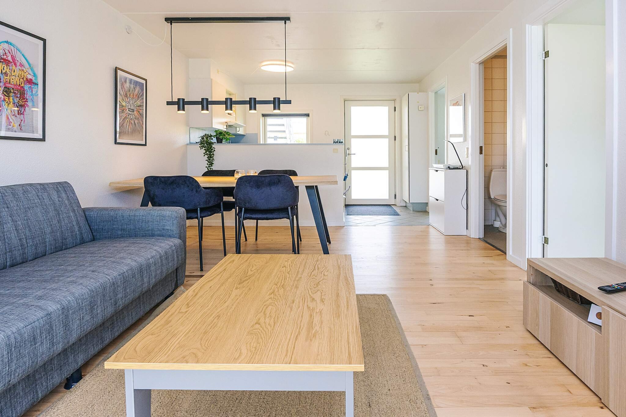 Hals Apartment ligt op 100 meter van het strand. - Binnen