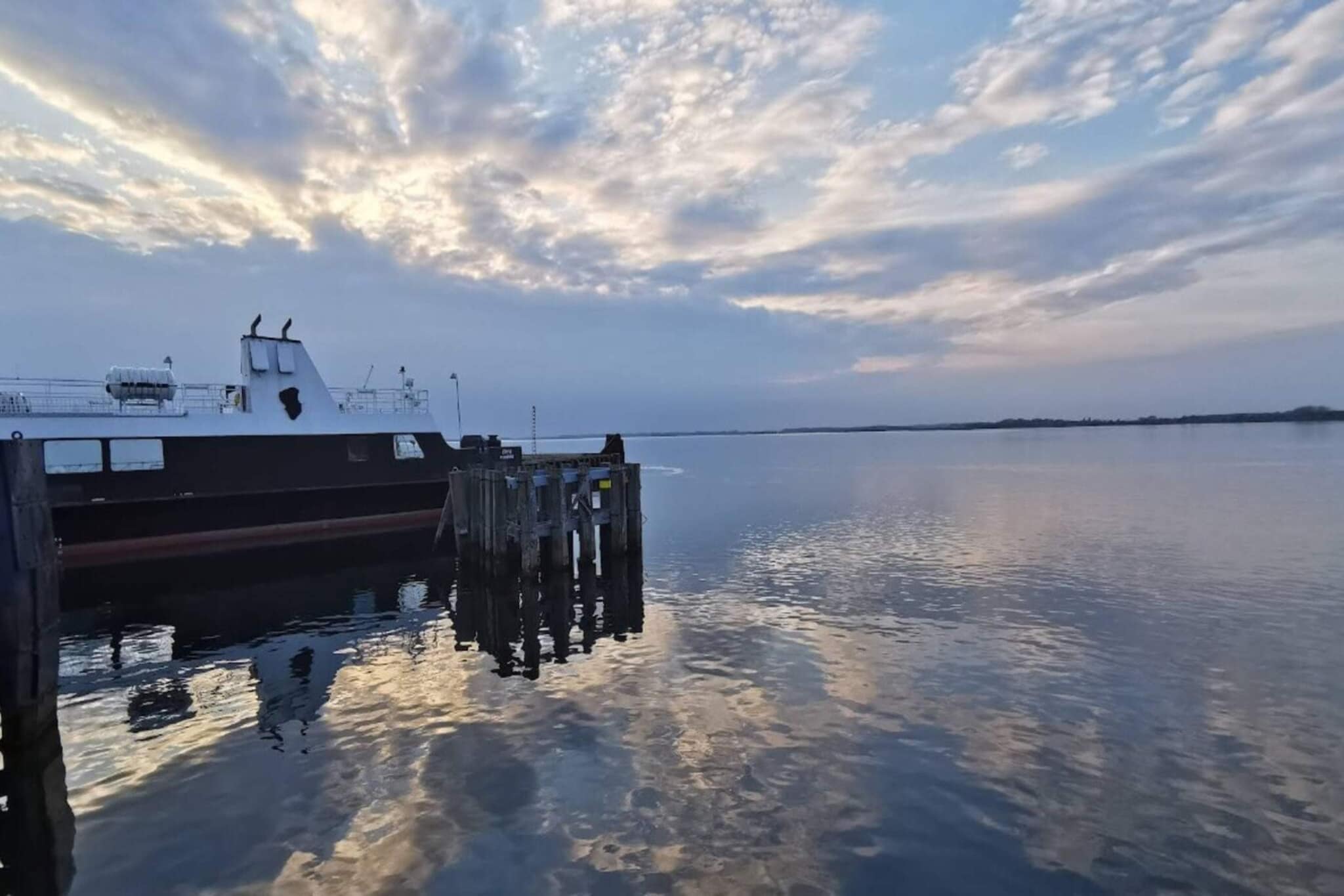 Maison de vacances pour 4 a Rudkøbing-By Traum-Vue sur l'eau