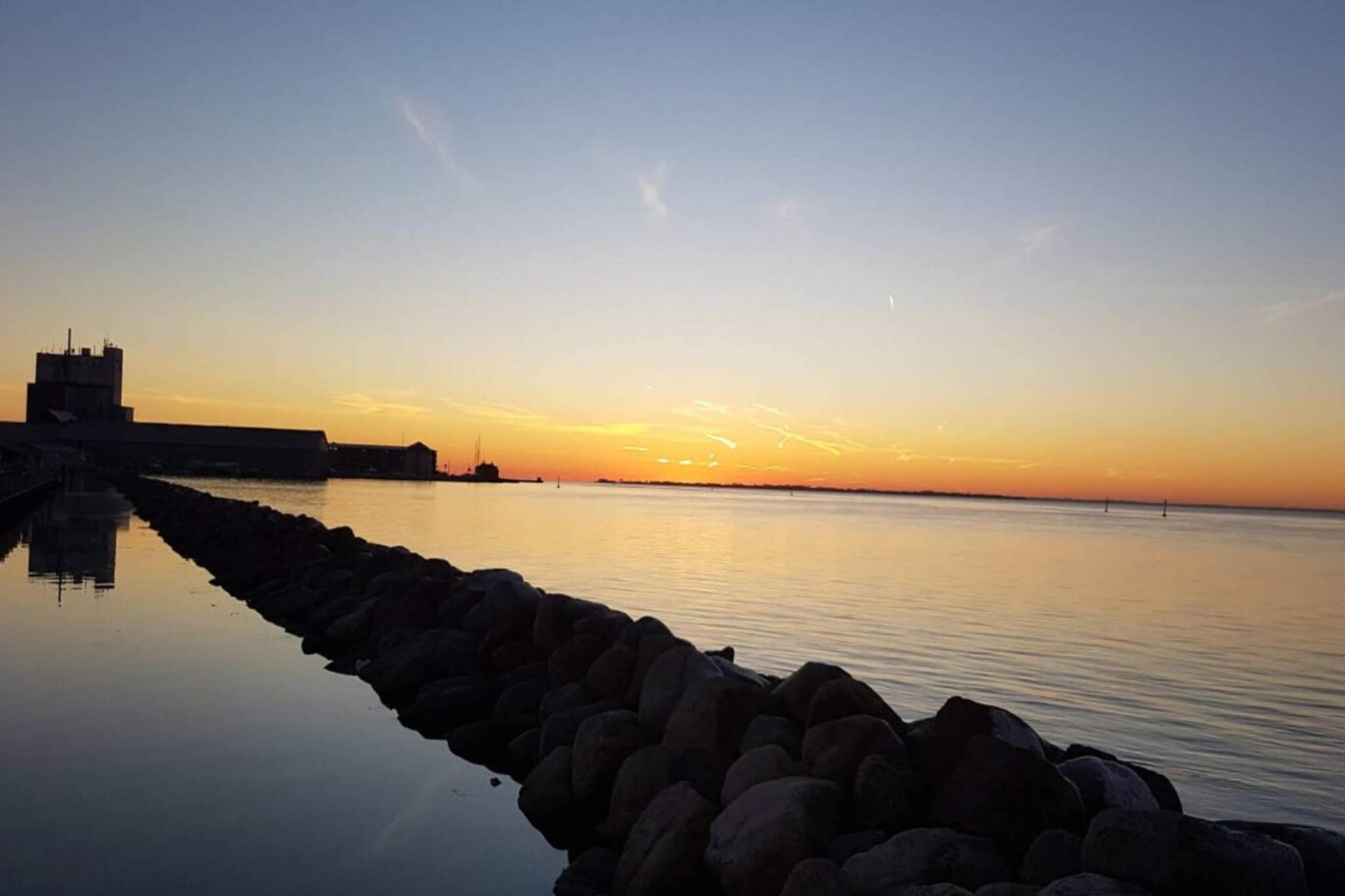 Maison de vacances pour 4 a Rudkøbing-By Traum-Vue sur l'eau