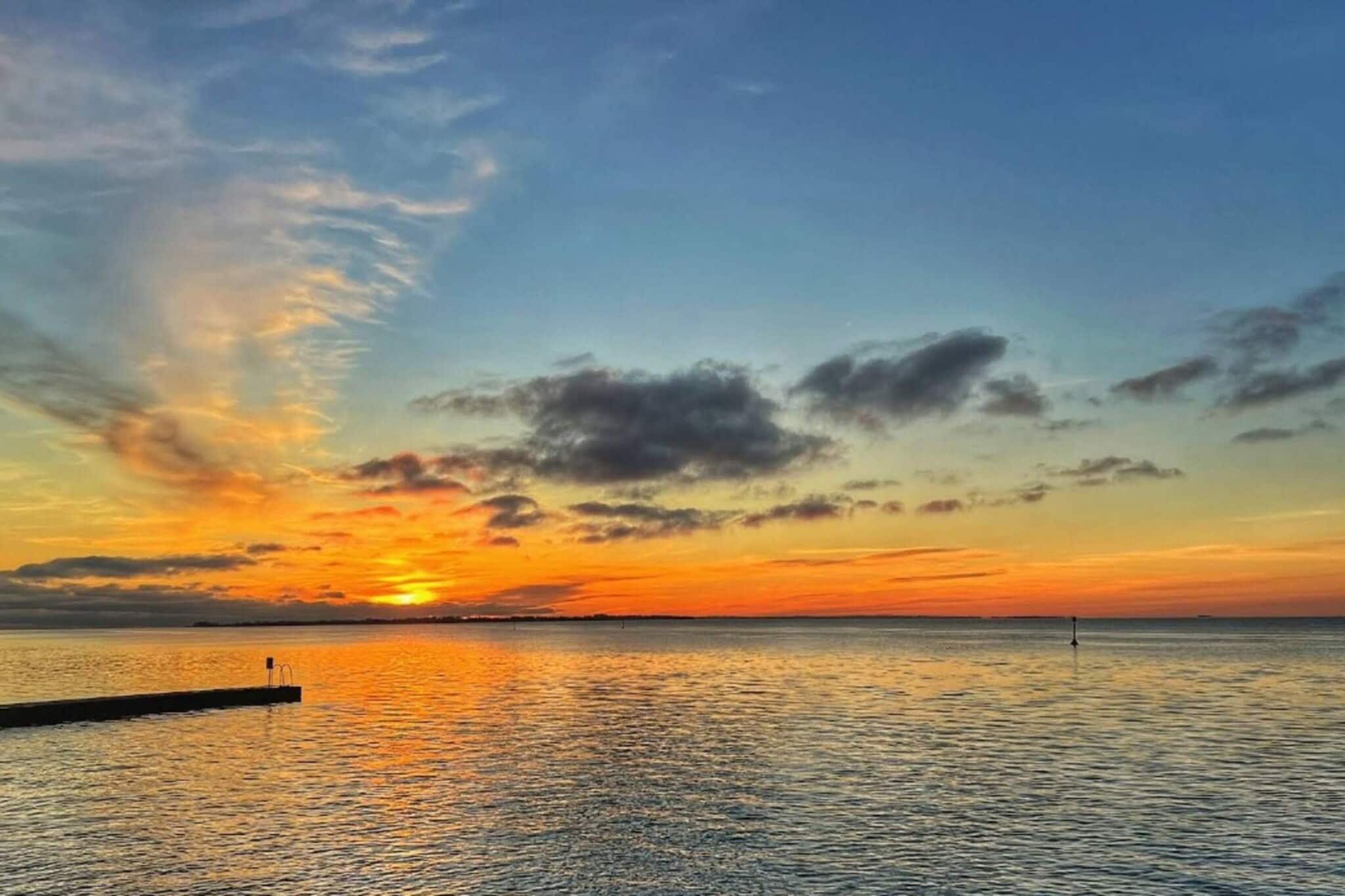 Maison de vacances pour 4 a Rudkøbing-By Traum - Vue sur l'eau