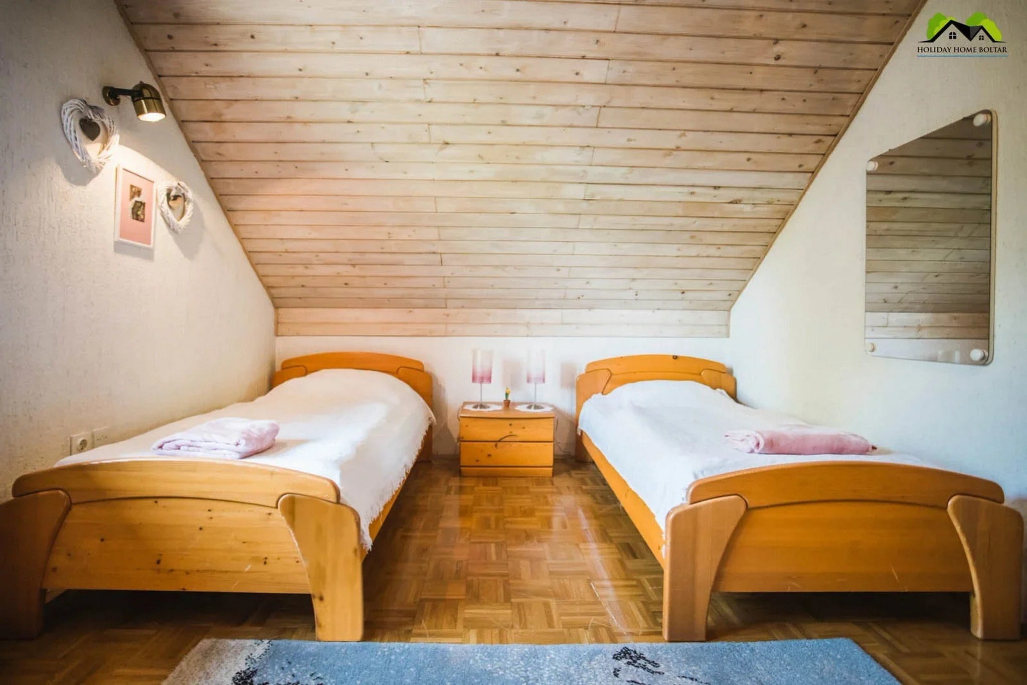 Holiday Home Boltar - Two Bedroom Holiday Home with Swimming Pool-Bedroom