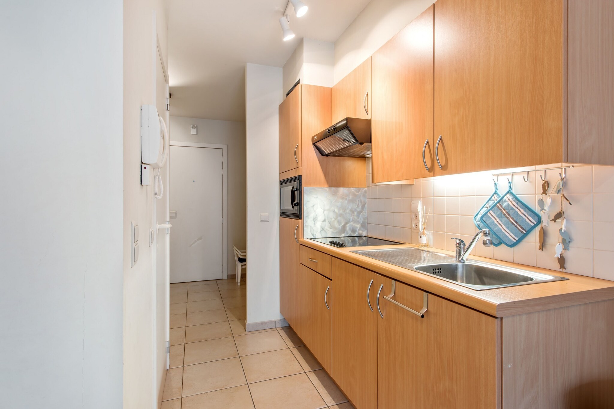 Studio in St-Idesbald with Sea View Balcony