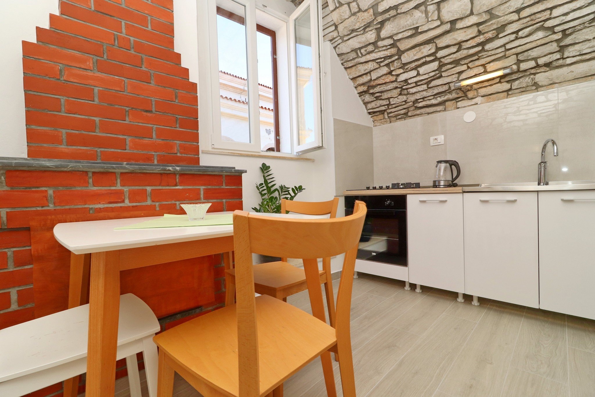Studio Joković - Studio Apartment with Terrace and City View-Intérieur