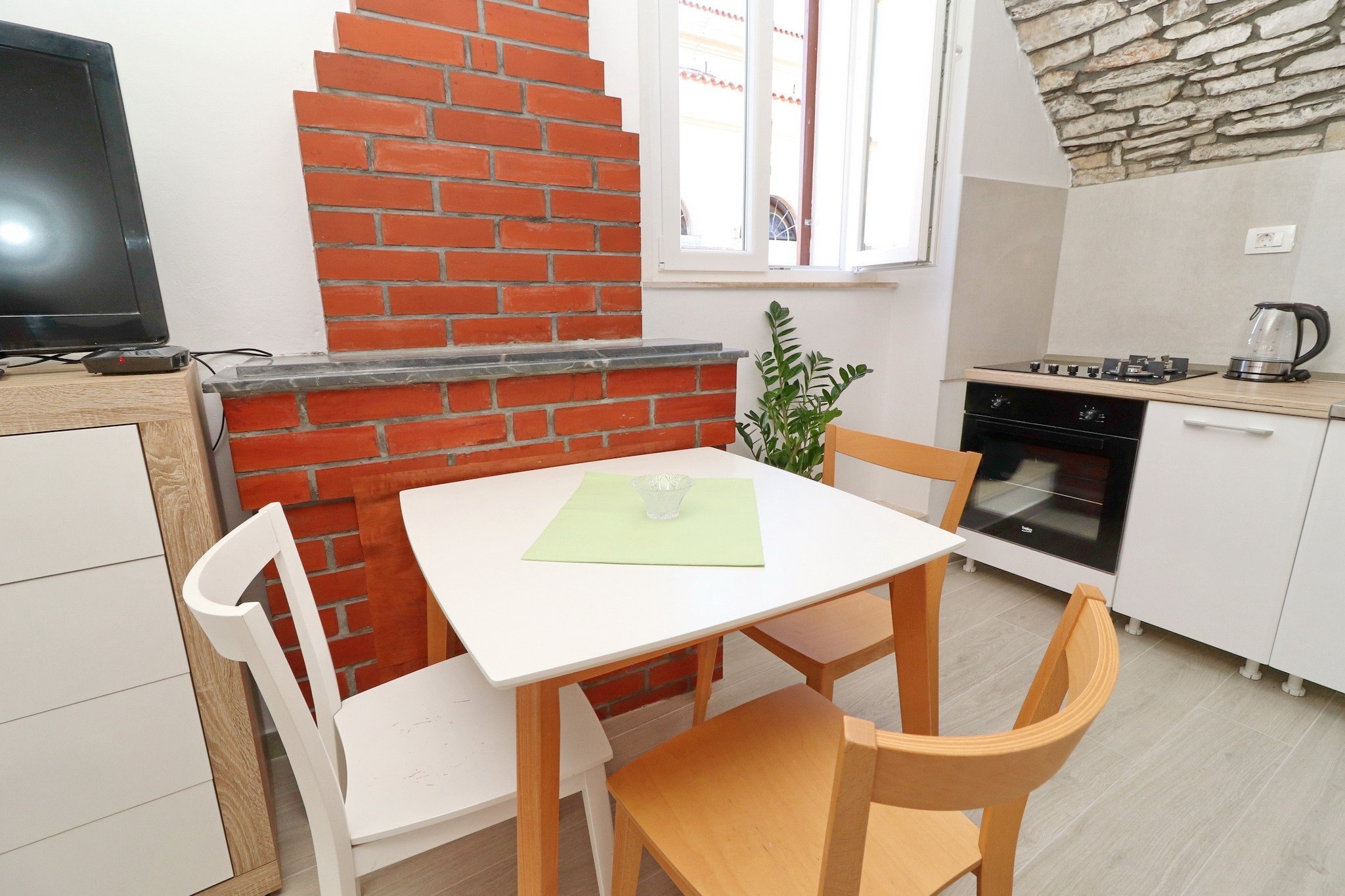 Studio Joković - Studio Apartment with Terrace and City View-Intérieur