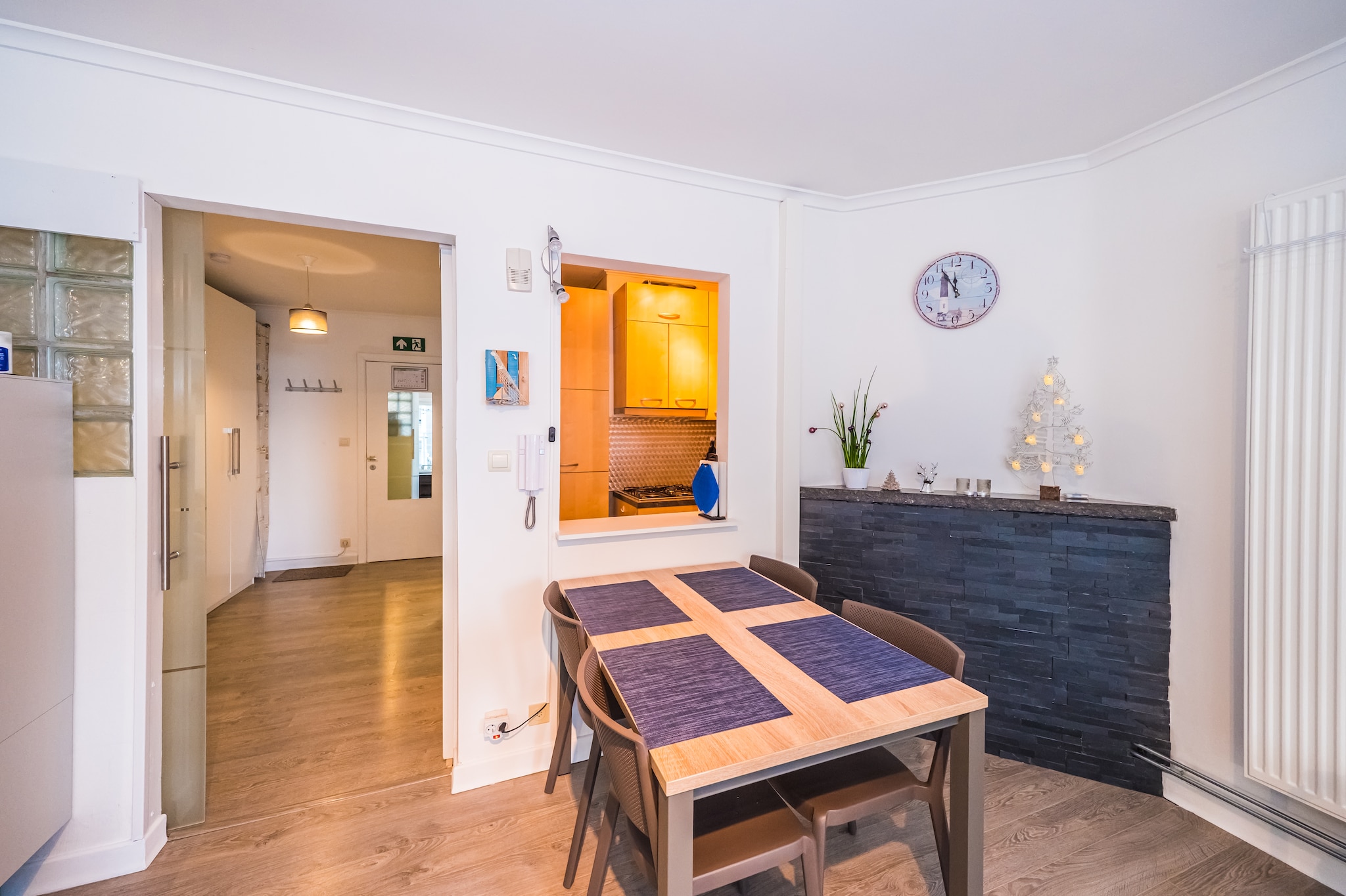 Spacious studio with separate sleeping area