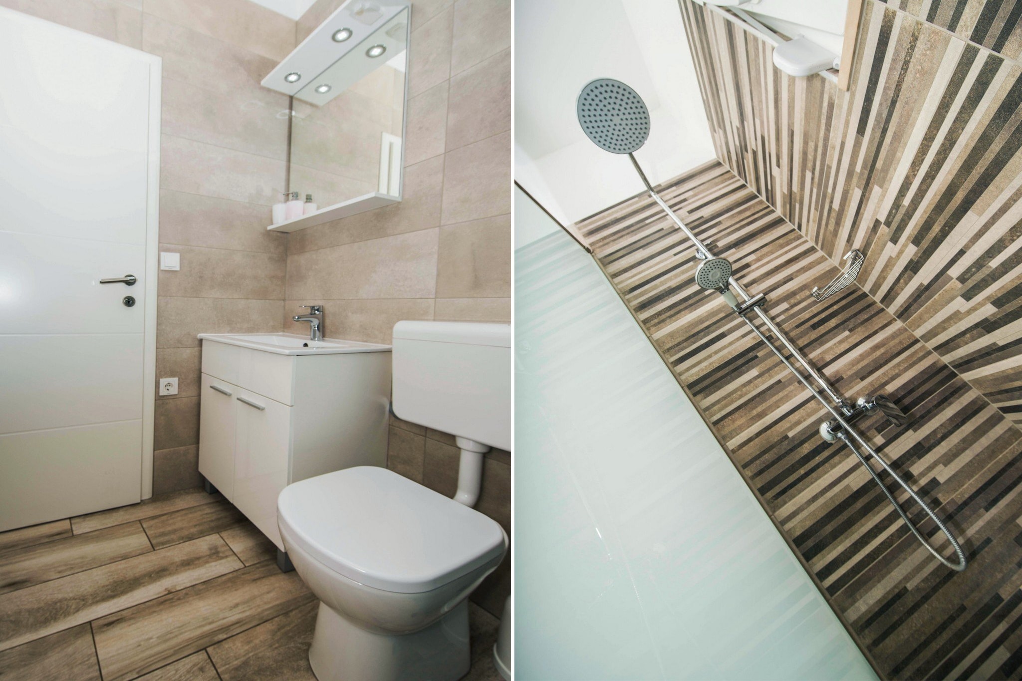 Holiday Home Relax -  One Bedroom Holiday Home with Hot Tub-Badkamer