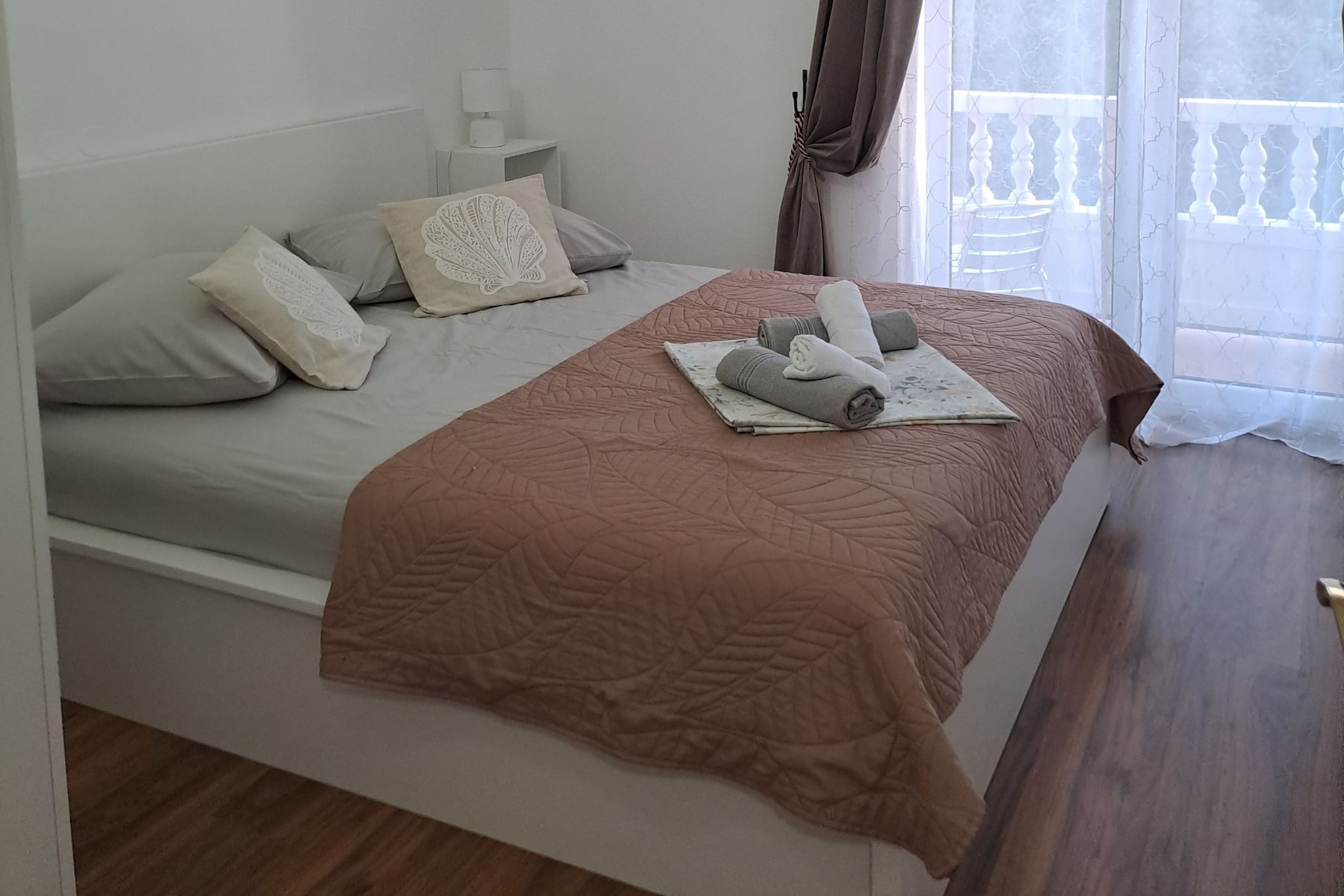 Apartments Gordana - Superior Two bedroom Apartment with Balcony and Sea View - A3 - Bedroom