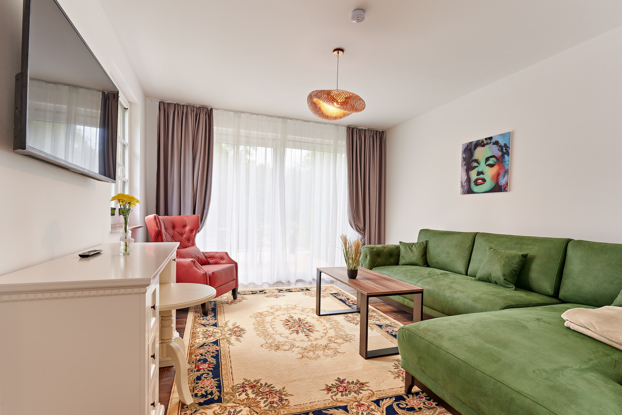 Ferienwohnung Franzl-Woonkamer