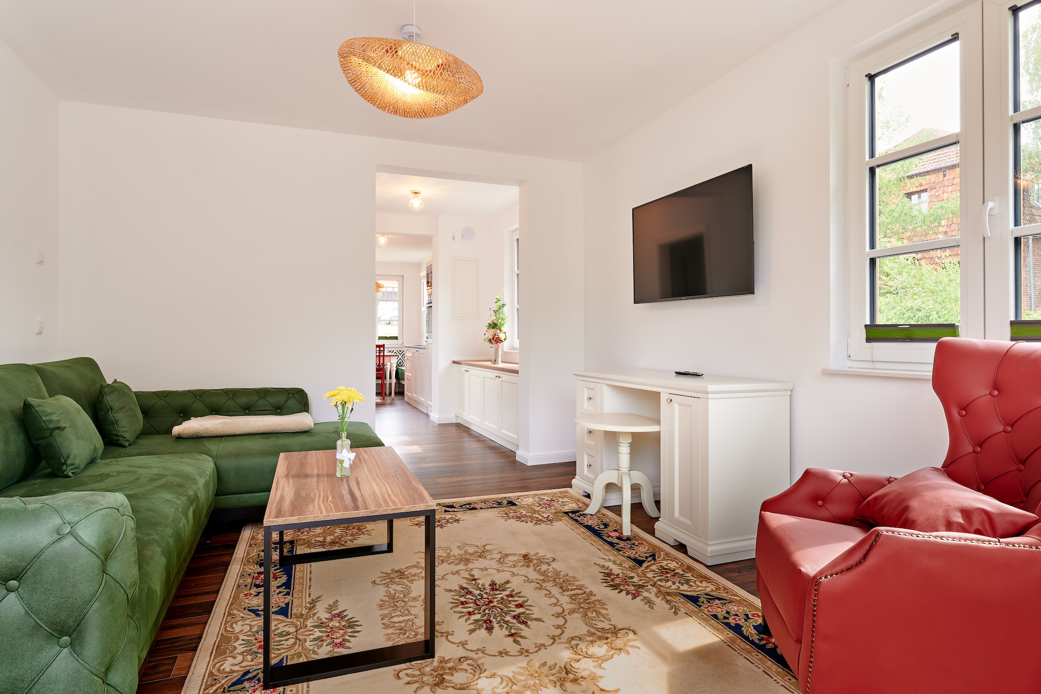 Ferienwohnung Franzl-Woonkamer