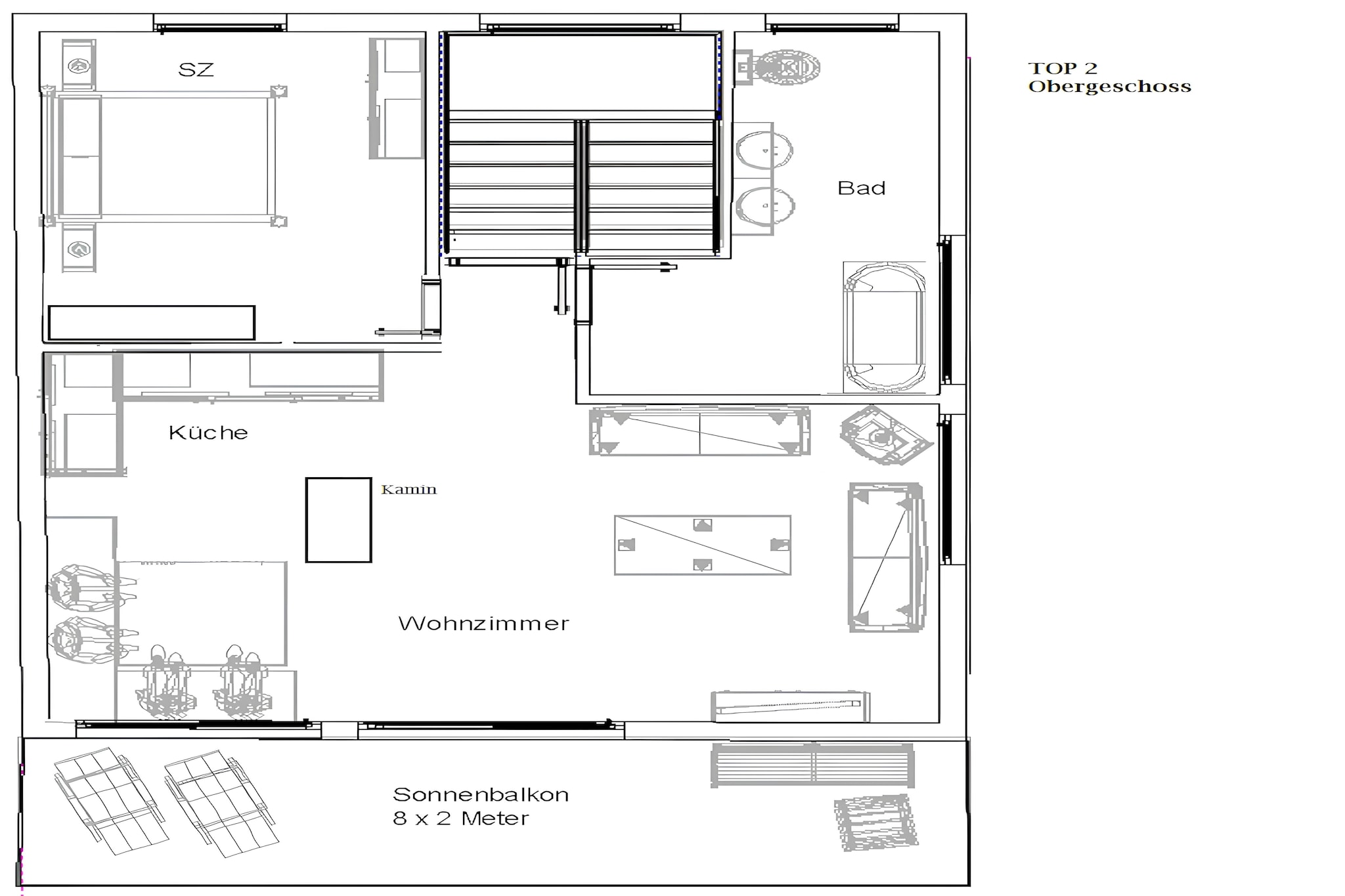 Chalet Leßner-Plan d'étage