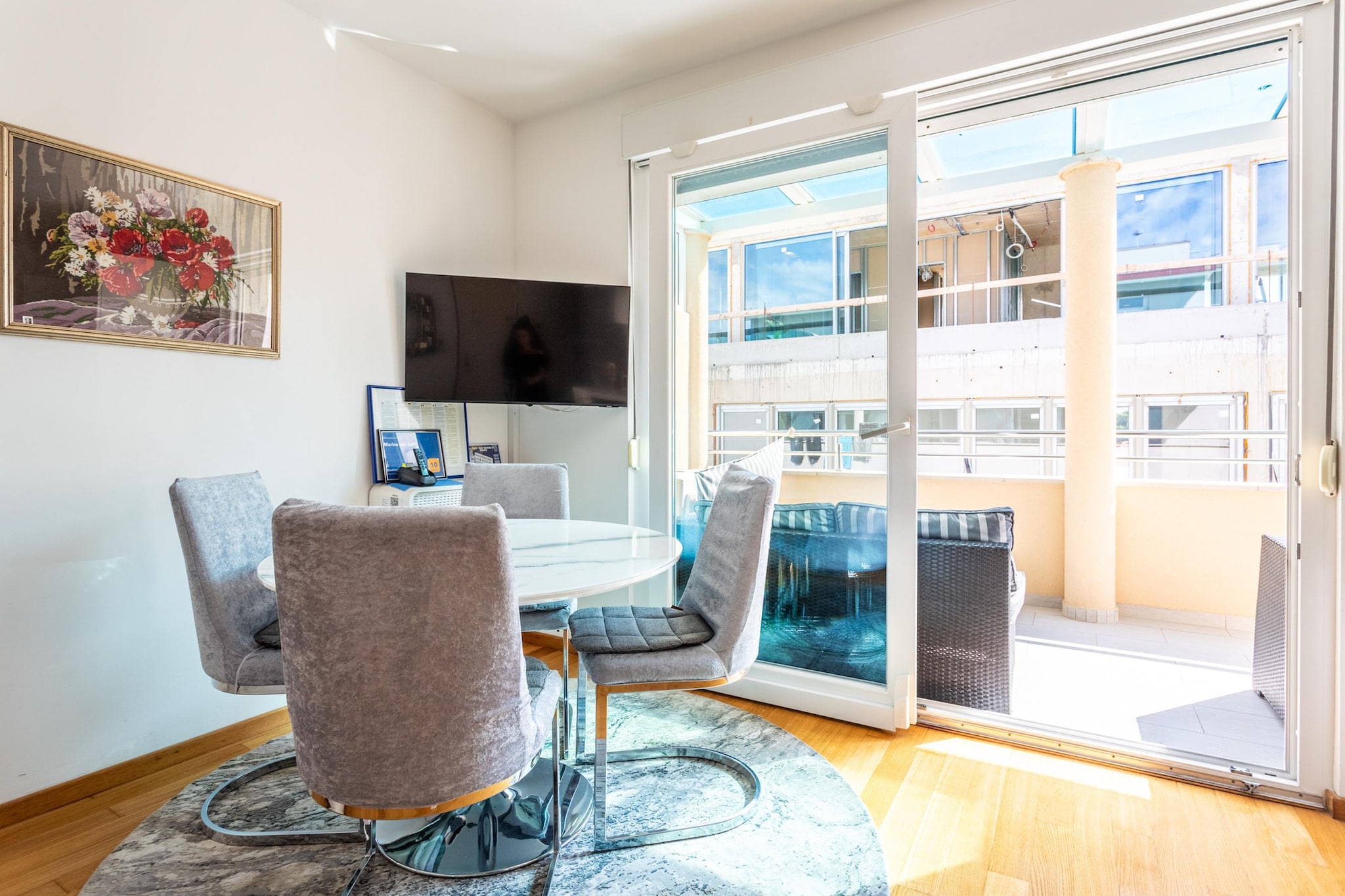 Apartment Bacvice-Woonkamer