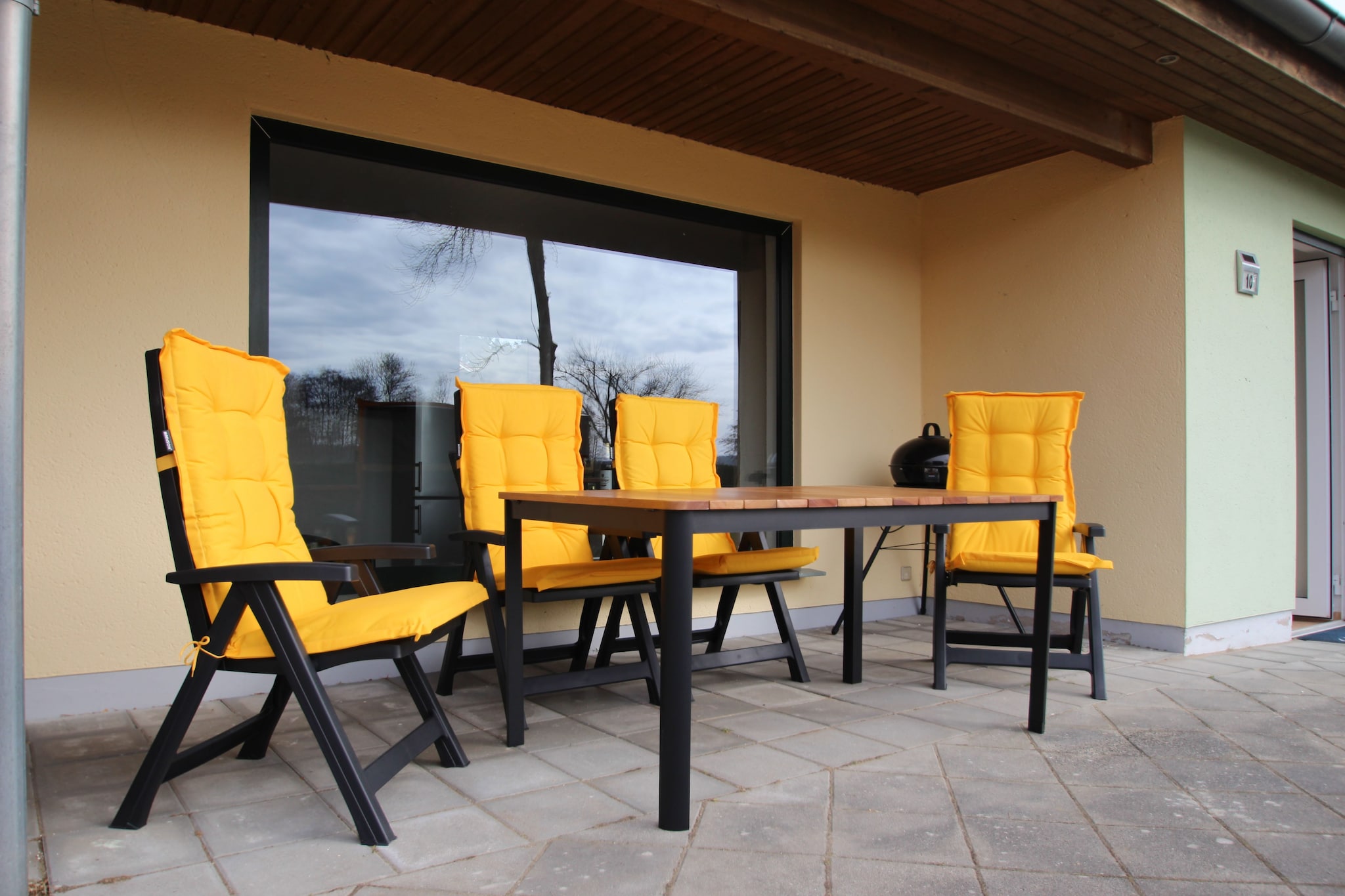 Reihenbungalow Nr 1-Terrasbalkon