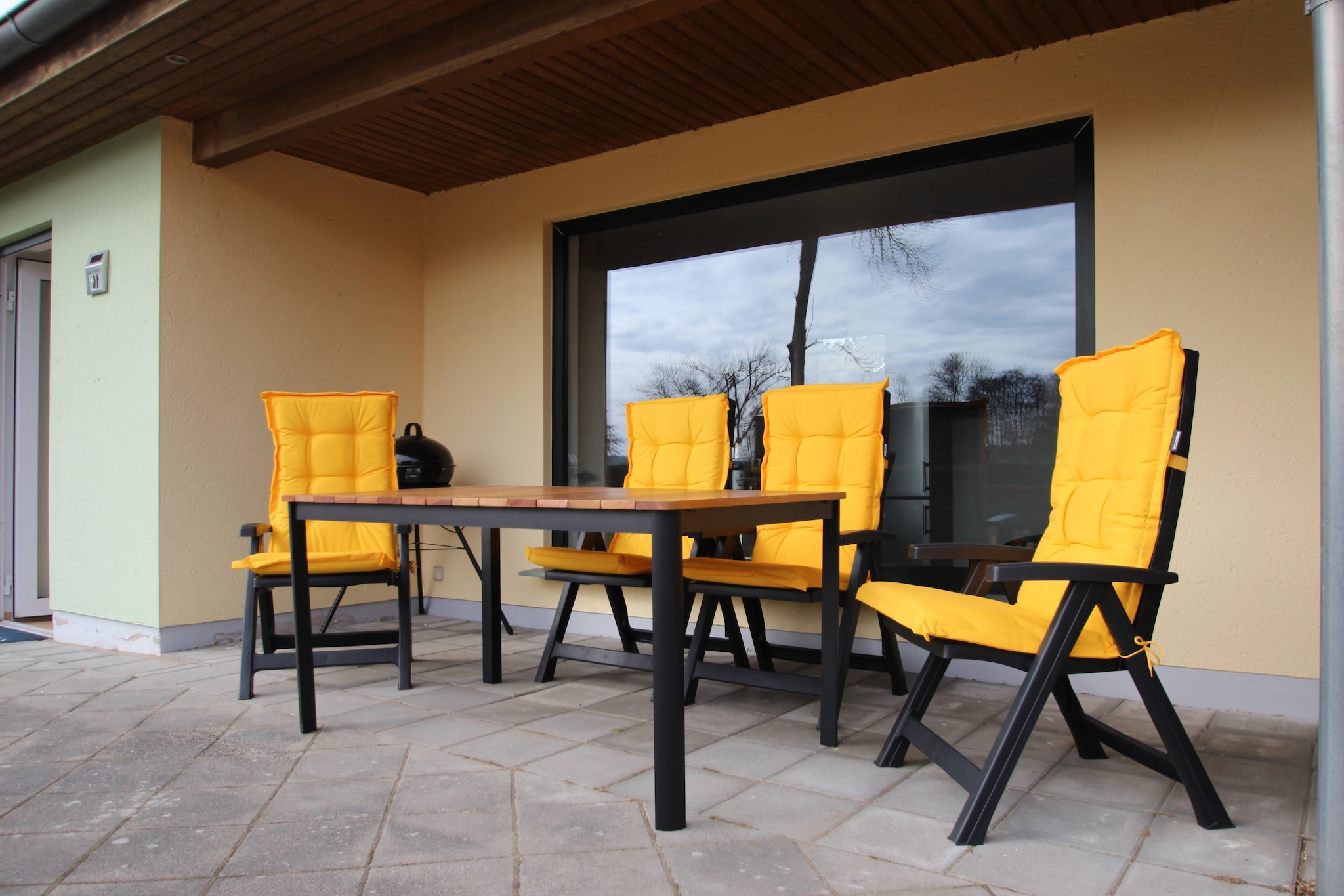 Reihenbungalow Nr 9-Terrasbalkon