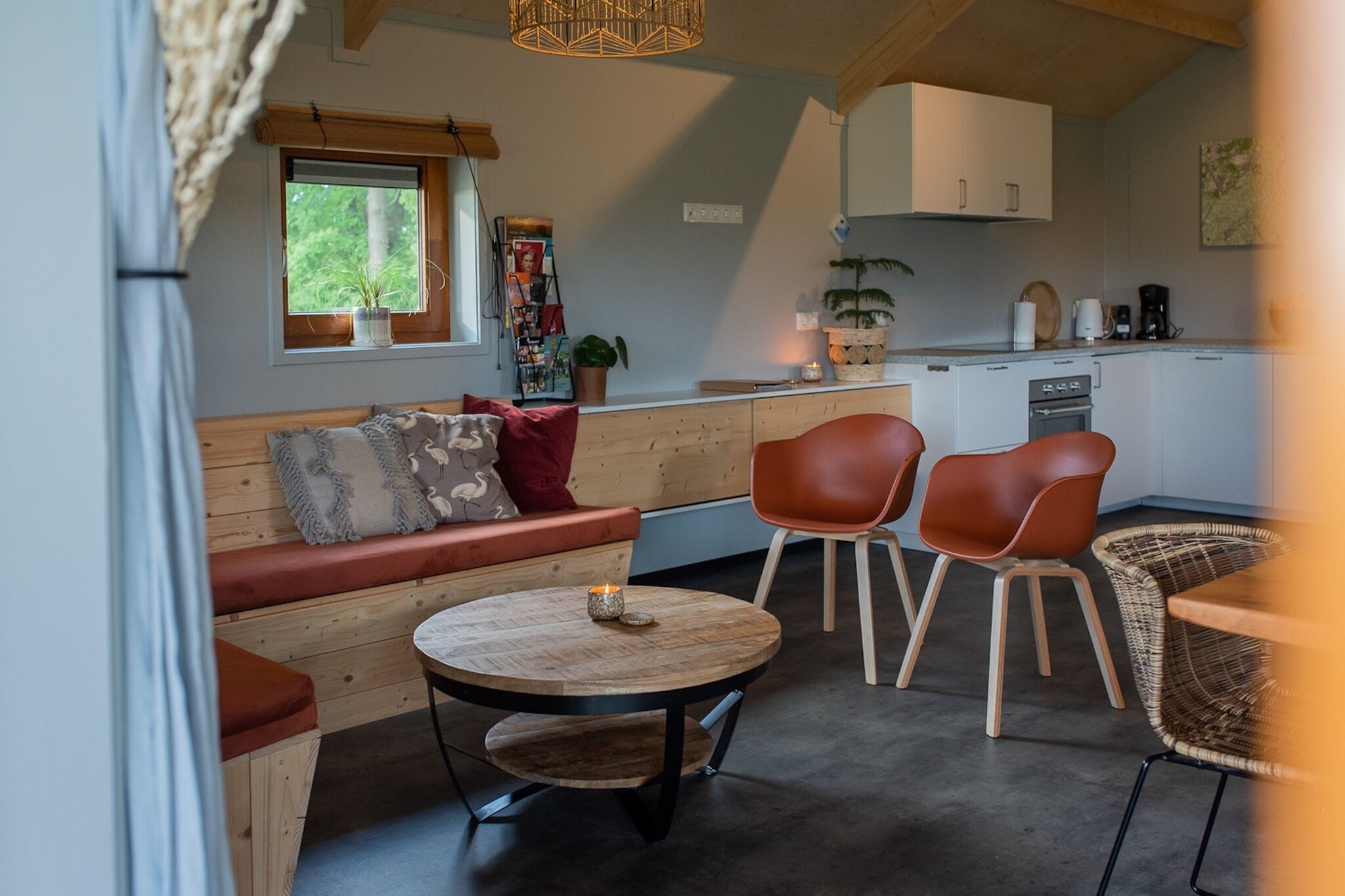 Lodges composites avec espace partagé à Drenthe