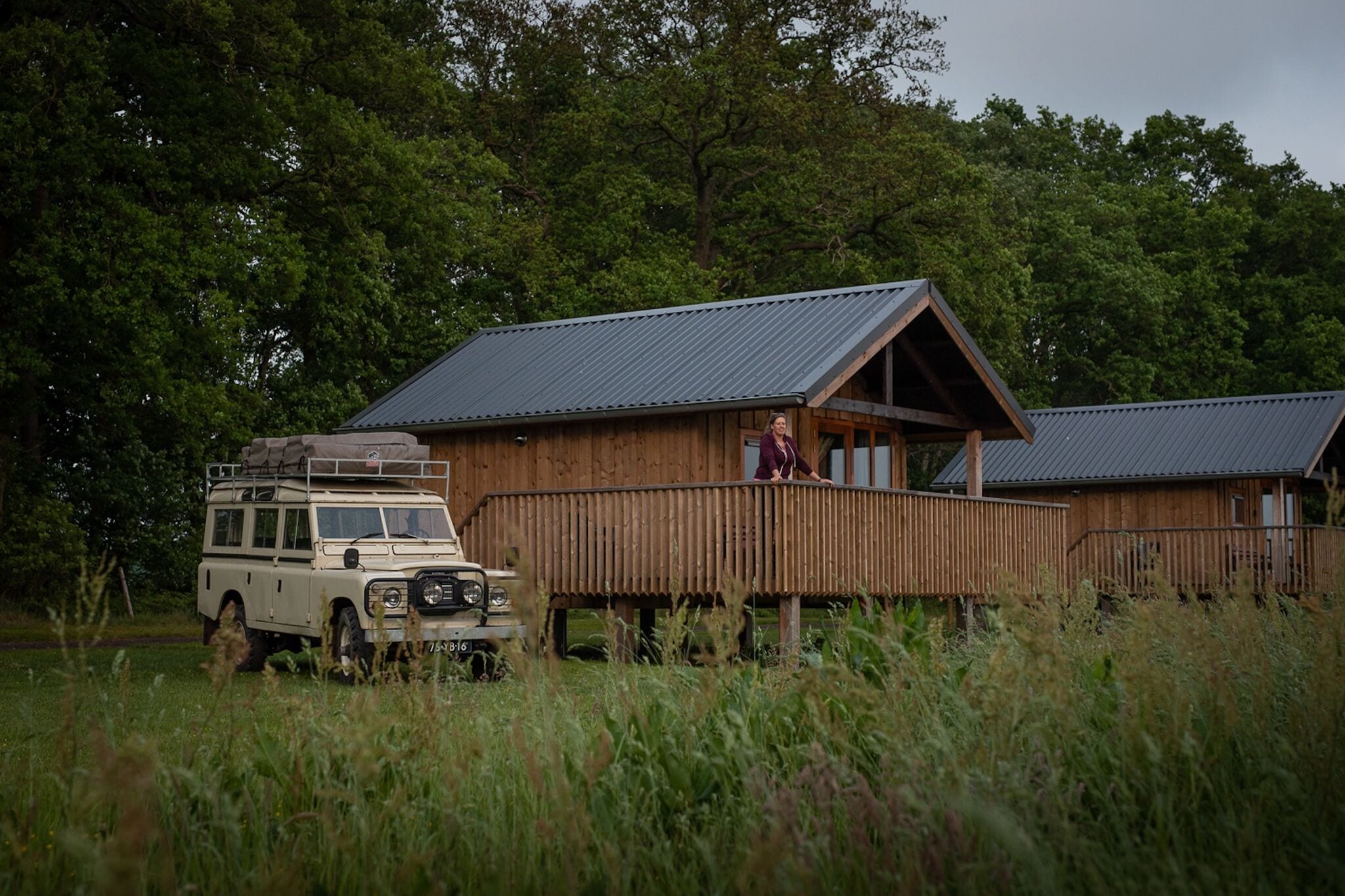 Composite lodges with shared space in Drenthe