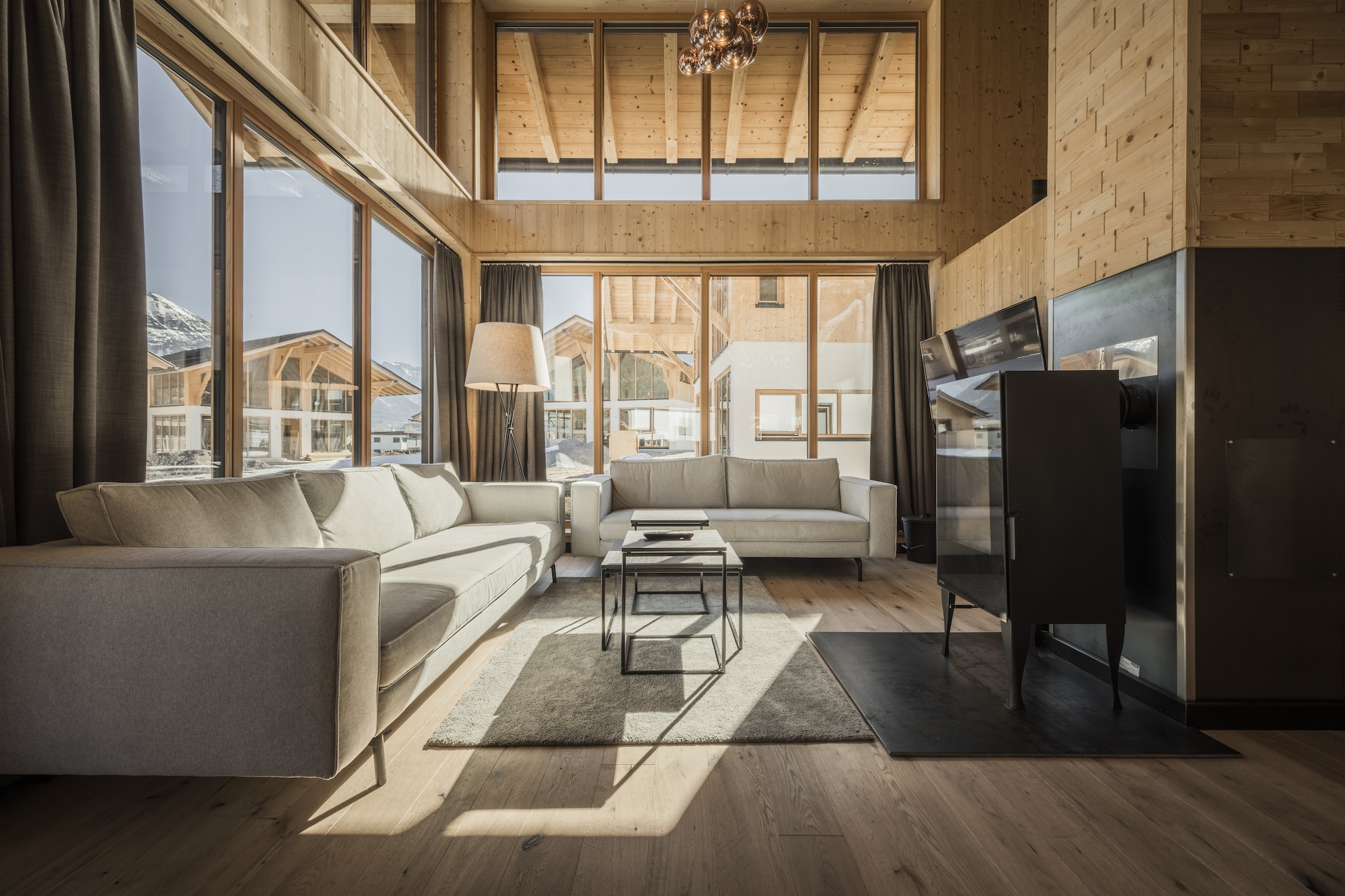 DEIN BICHLBACH Chalet groß-Woonkamer