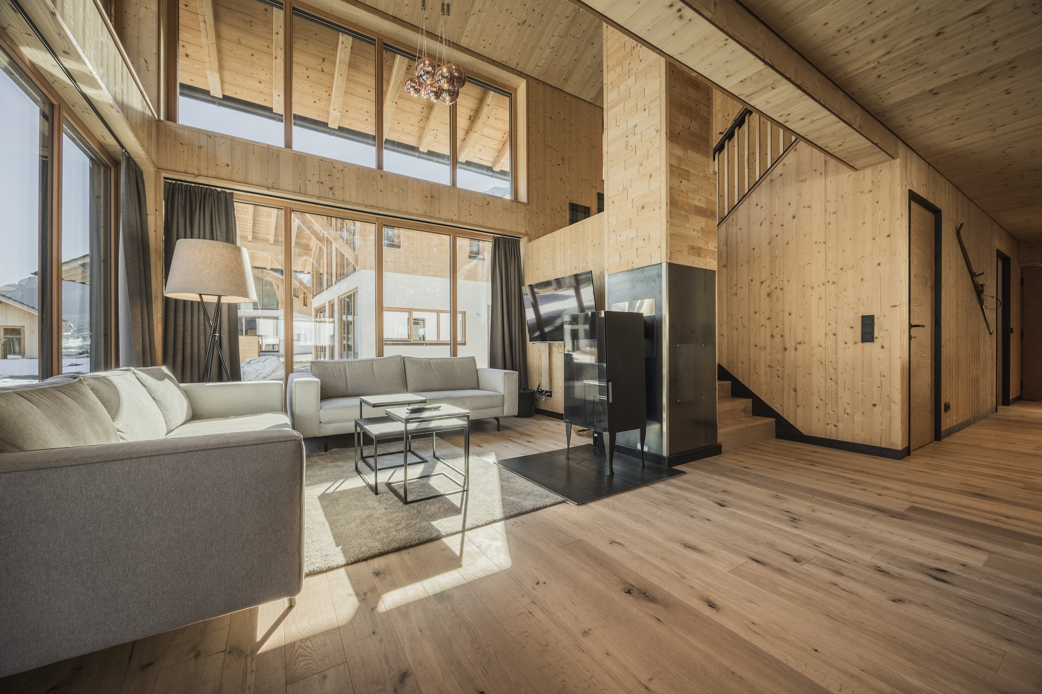 DEIN BICHLBACH Chalet groß-Woonkamer