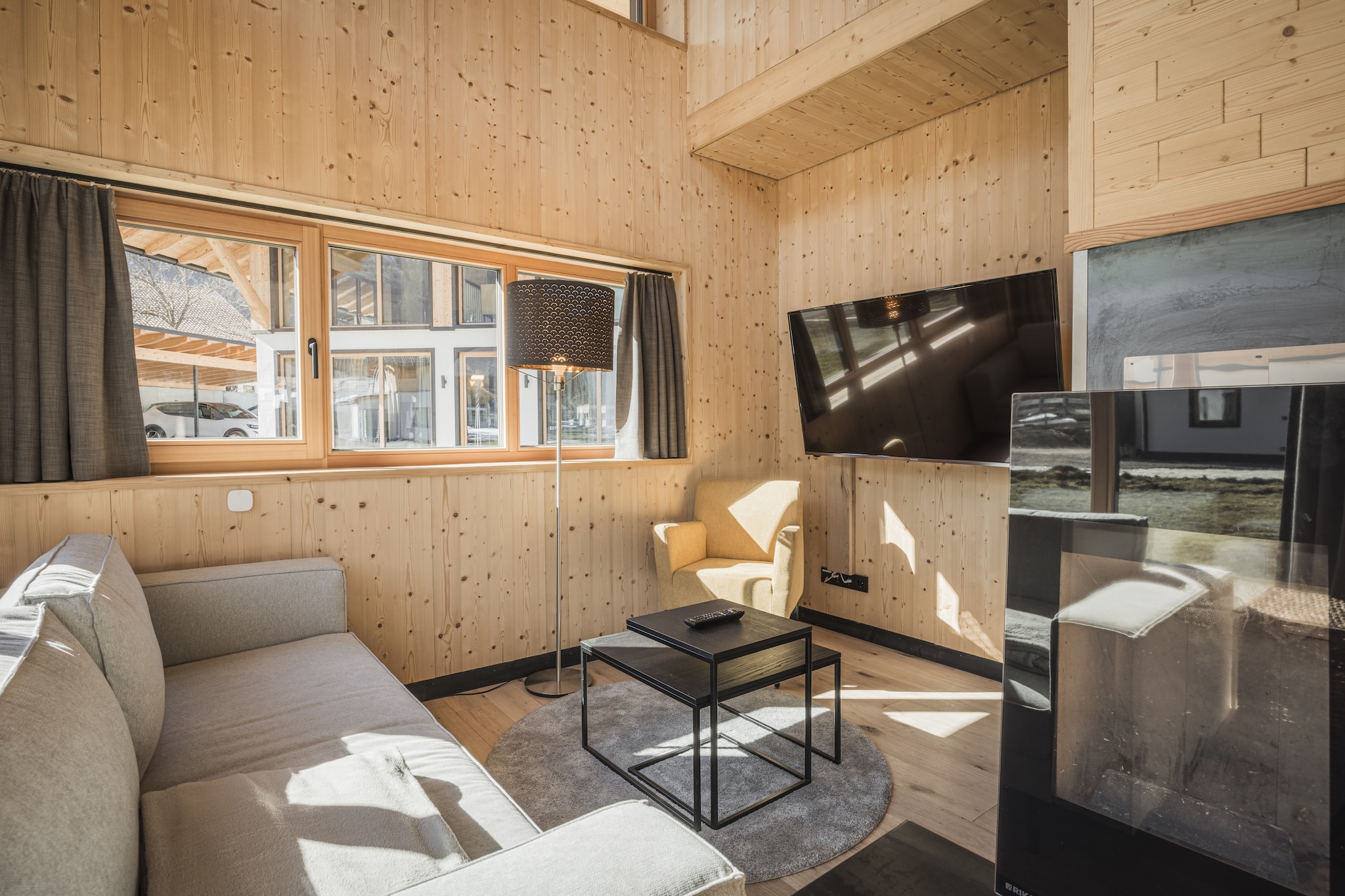 DEIN BICHLBACH Chalet klein-Wohnzimmer