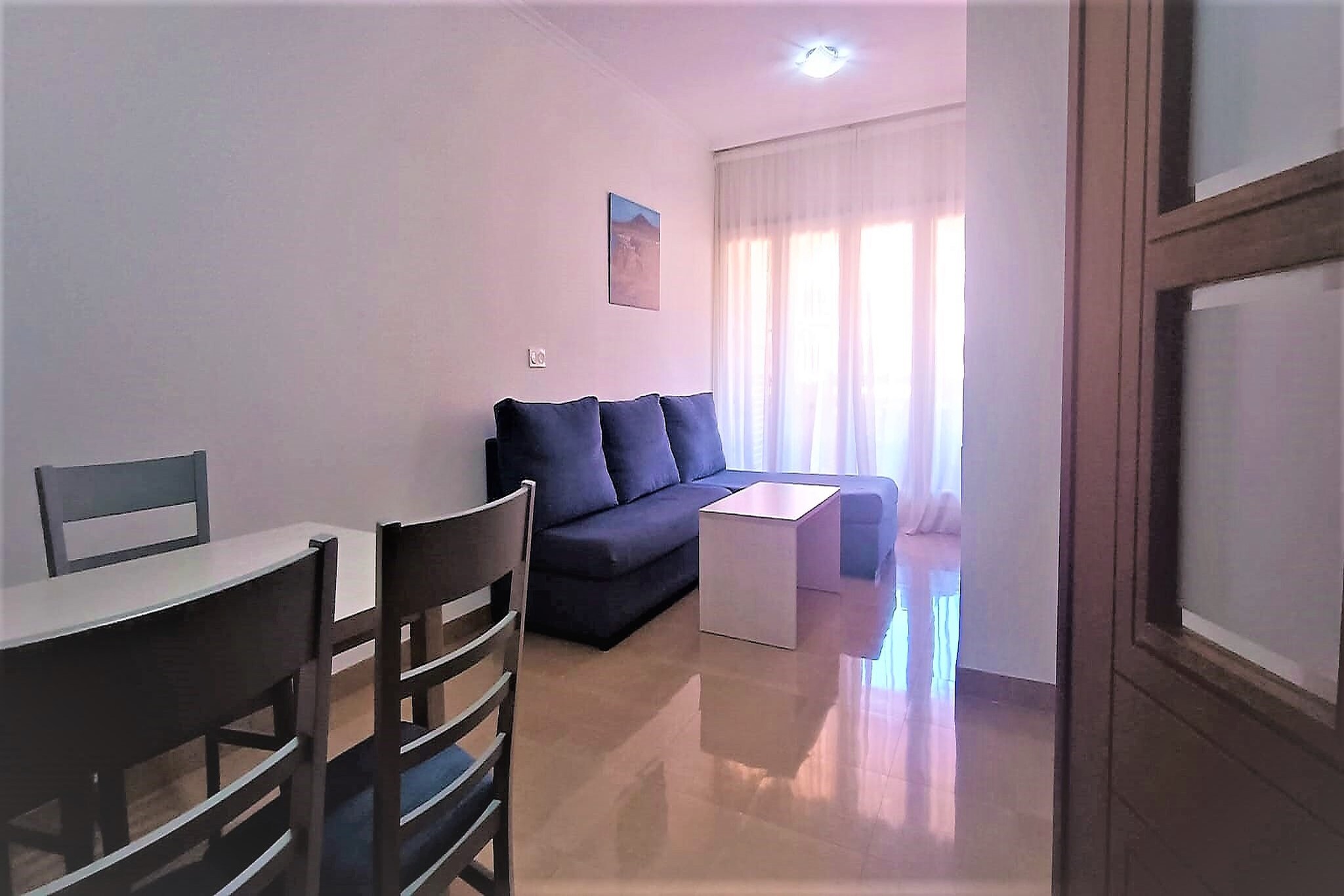 Enjoy a fantastic vacation in this beautiful apartment that is equipped with all the necessary requirements for the stay. A mesmerising time is foreseen for you and your family in Almerimar. There is an outdoor swimming pool for refreshing dips which is also shared by other guests. 
Located in a privileged area of the Costa de AlmerÃa, in the municipality of El Ejido. You can enjoy its two extensive beaches and a multitude of leisure activities. There are restaurants nearby offering delicious meals and drinks that are worth trying. Buy the essentials required for the stay from the supermarket. 
Feel at home in this nice apartment! There are garden areas where you can relax and chill while kids enjoy their time in the playground. Also, there is a paddle tennis court for enjoyment. In the well-equipped kitchen, you can prepare home-cooked meals. Close the day with a relaxing bath in the bathtub. There is a free parking available at the public parking lot. 
About Belvilla
When you stay in a Belvilla home, you can rest assured of a unique holiday home in ideal surroundings at an attractive price. The portfolio of accommodations consists of more than 40,000-holiday homes in 20 European countries. Interested in a weekend getaway, a summer or winter sports holiday or simply a short break? Do you prefer the coast, the countryside or the mountains? Whatever your preference, there is a Belvilla home to meet your needs, from a cosy gîte for two to a castle big enough for the entire family, from an apartment in the heart of Rome to a cabin in the middle of nowhere, from a simple tree house to a luxury dream villa and from close to home to the other side of Europe.
A Belvilla home gives you the freedom to enjoy breakfast in your pyjamas or continue a good conversation into the morning hours without having to worry about the bar's closing time. Prepare gourmet meals with fresh local ingredients in your own kitchen and take advantage of having your own swimming pool to do as many cannonballs as you want! In other words, you can enjoy complete privacy in your home away from home.