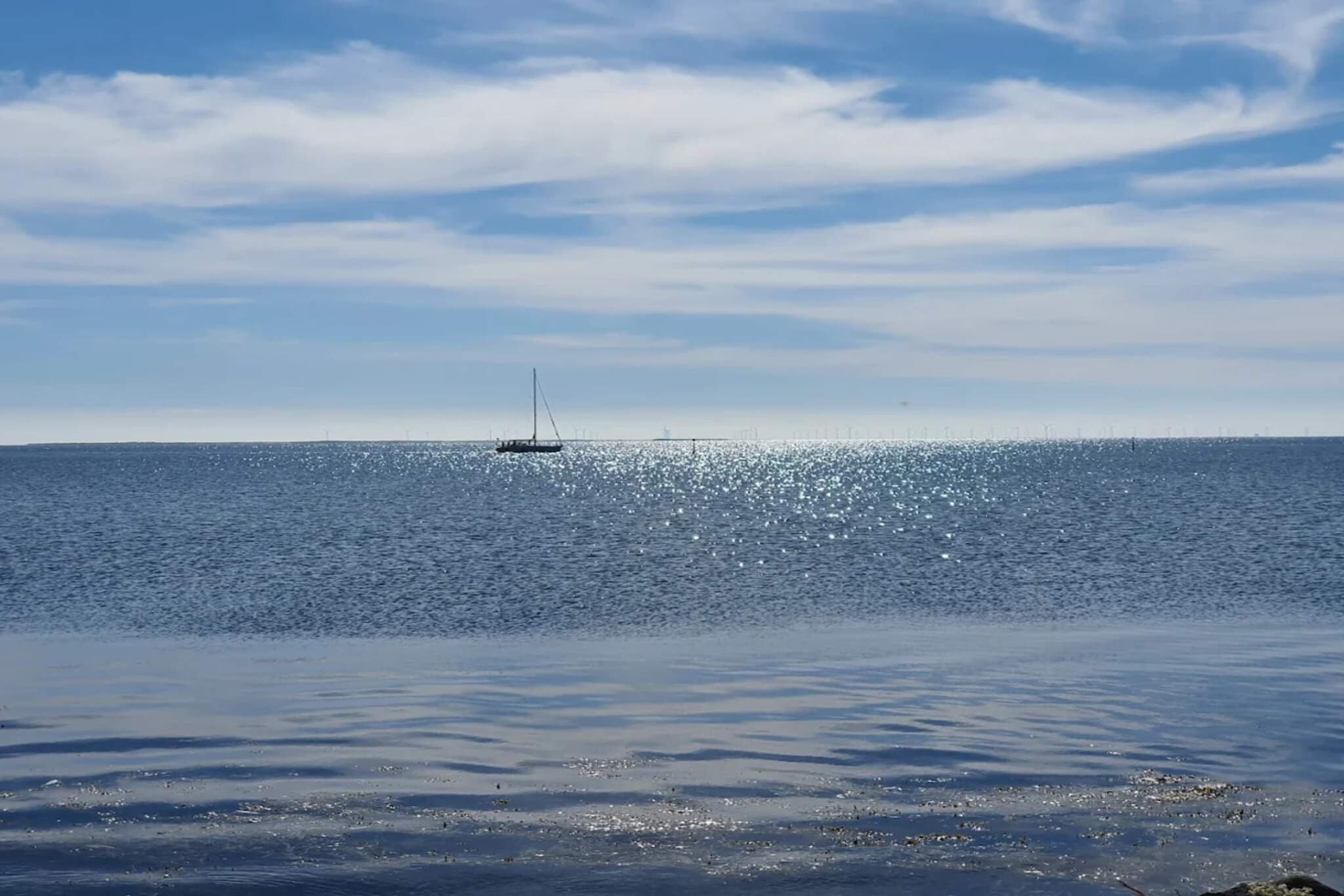Retraite de luxe sur la plage à Væggerløse-Vue sur l'eau