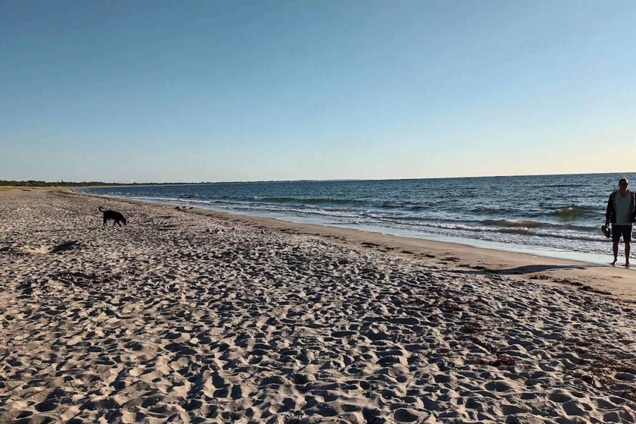 Retraite de luxe sur la plage à Væggerløse-Vue sur l'eau