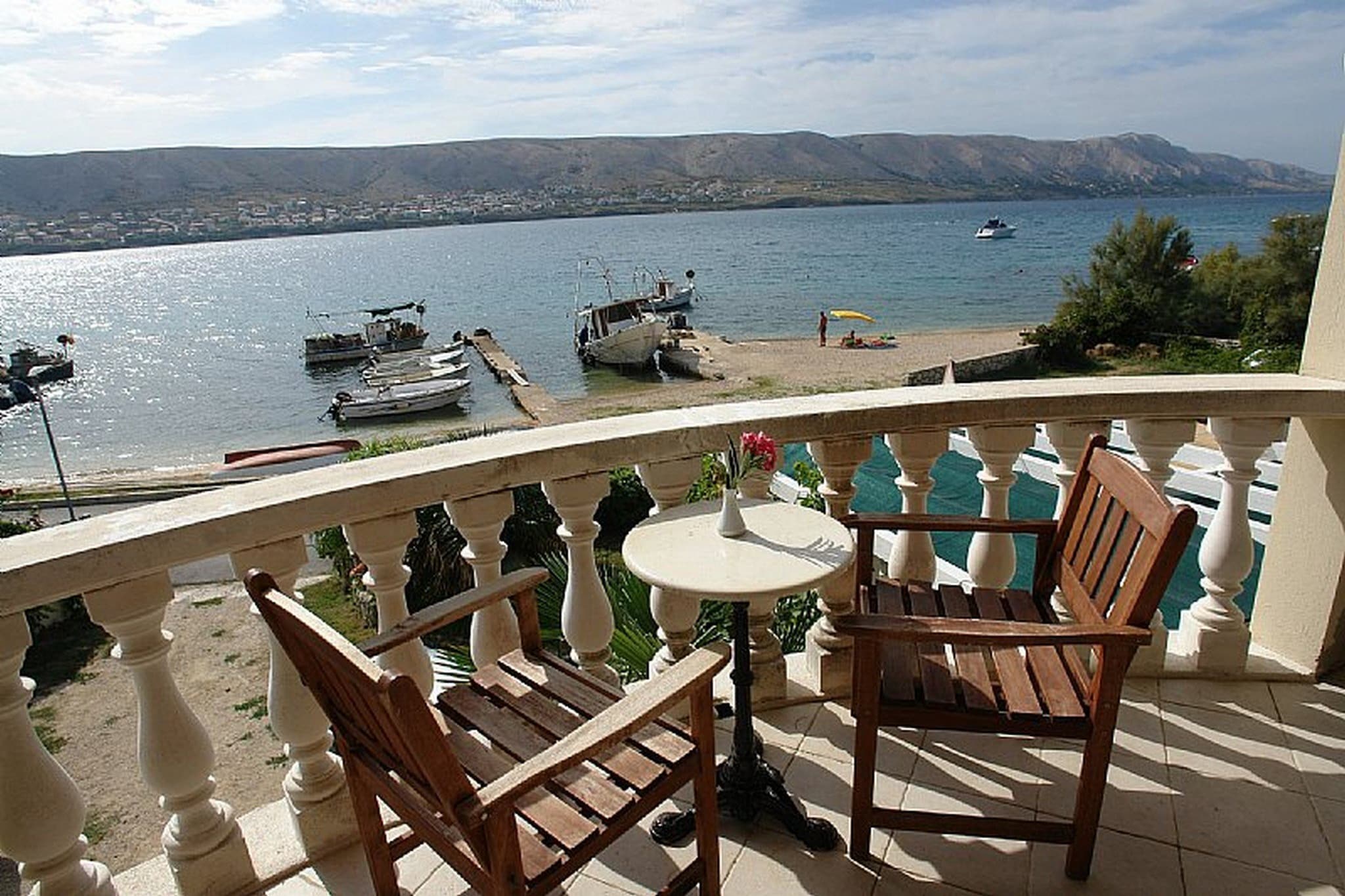 Pansion Gea - Double Room with Balcony and Sea View (S1) - Terrasbalkon
