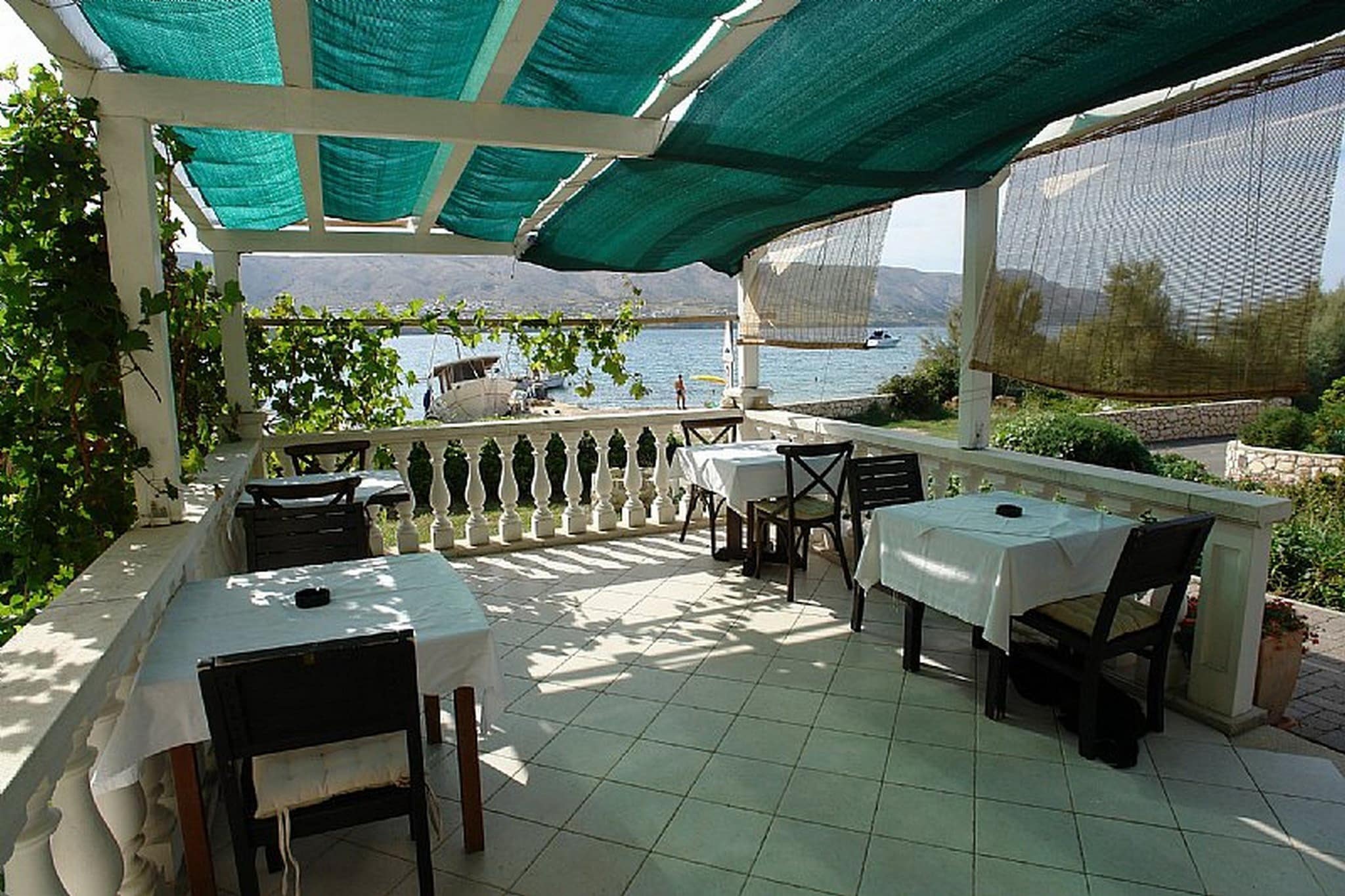 Pansion Gea - Double Room with Balcony and Sea View (S1) - Terras