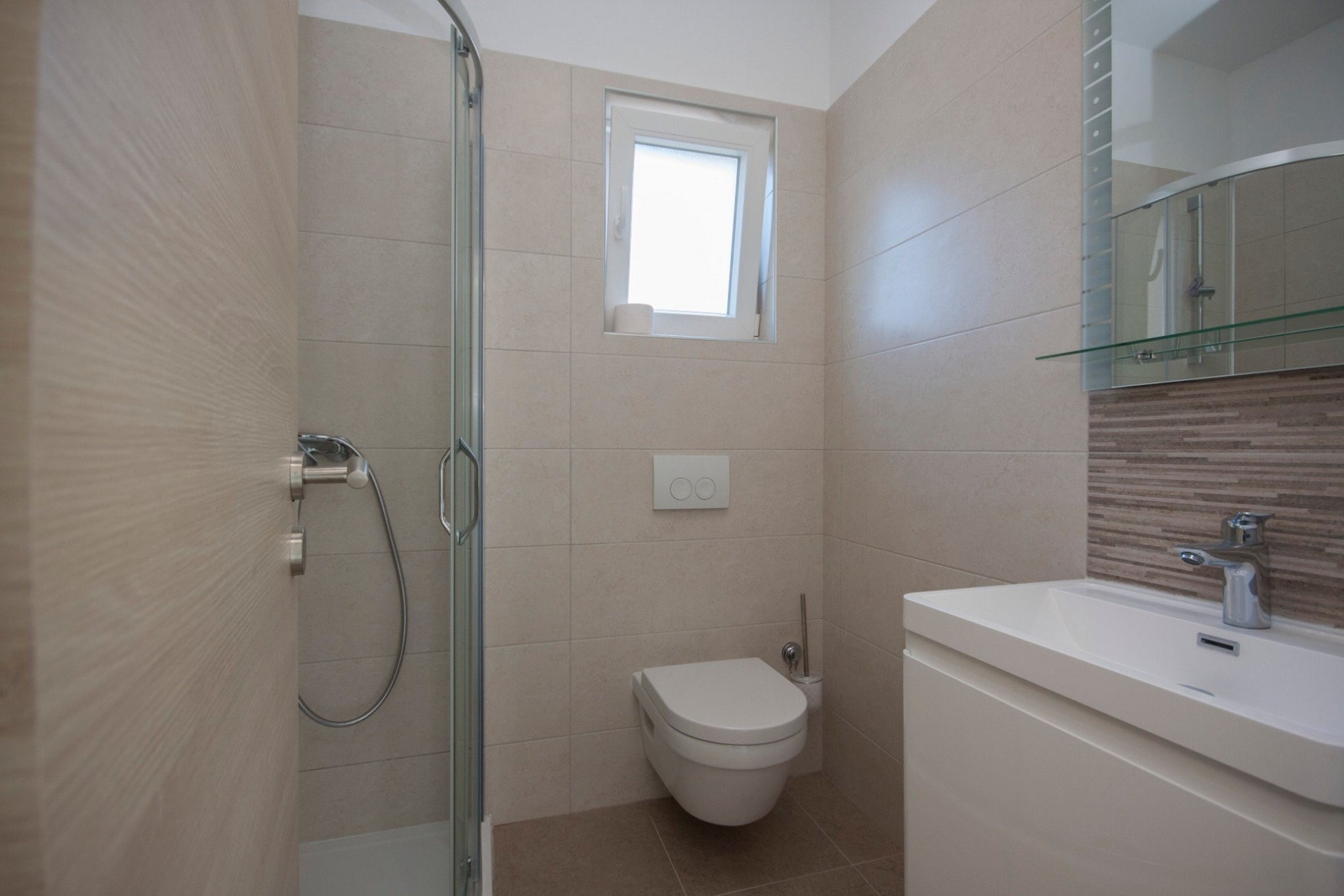 Apartments Happy Holiday - One Bedroom Apartment with Terrace A4 - Badkamer