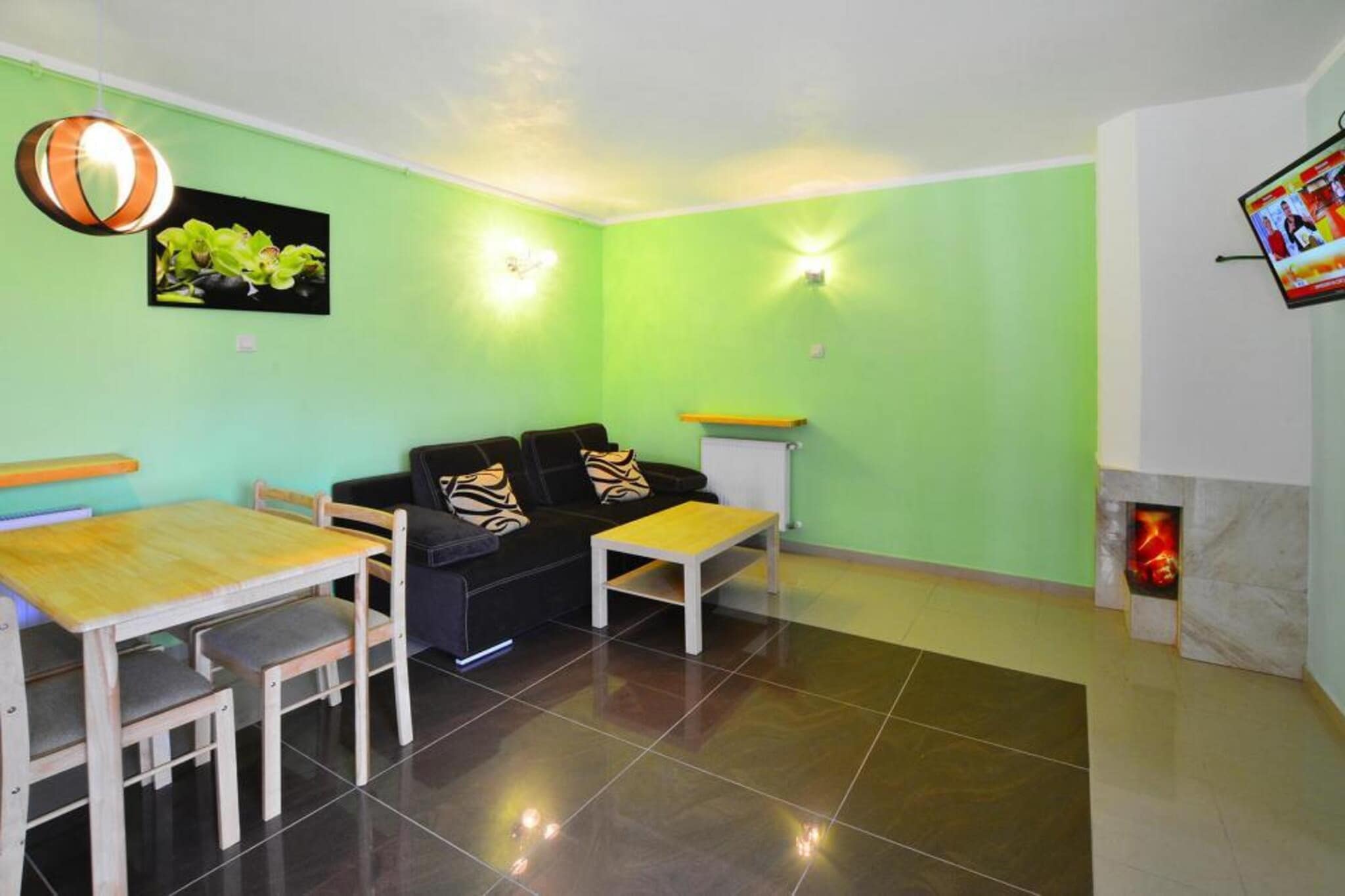 Dom MAŁY 43 m2 dla max 4 osób Sarbinowo-Wohnzimmer