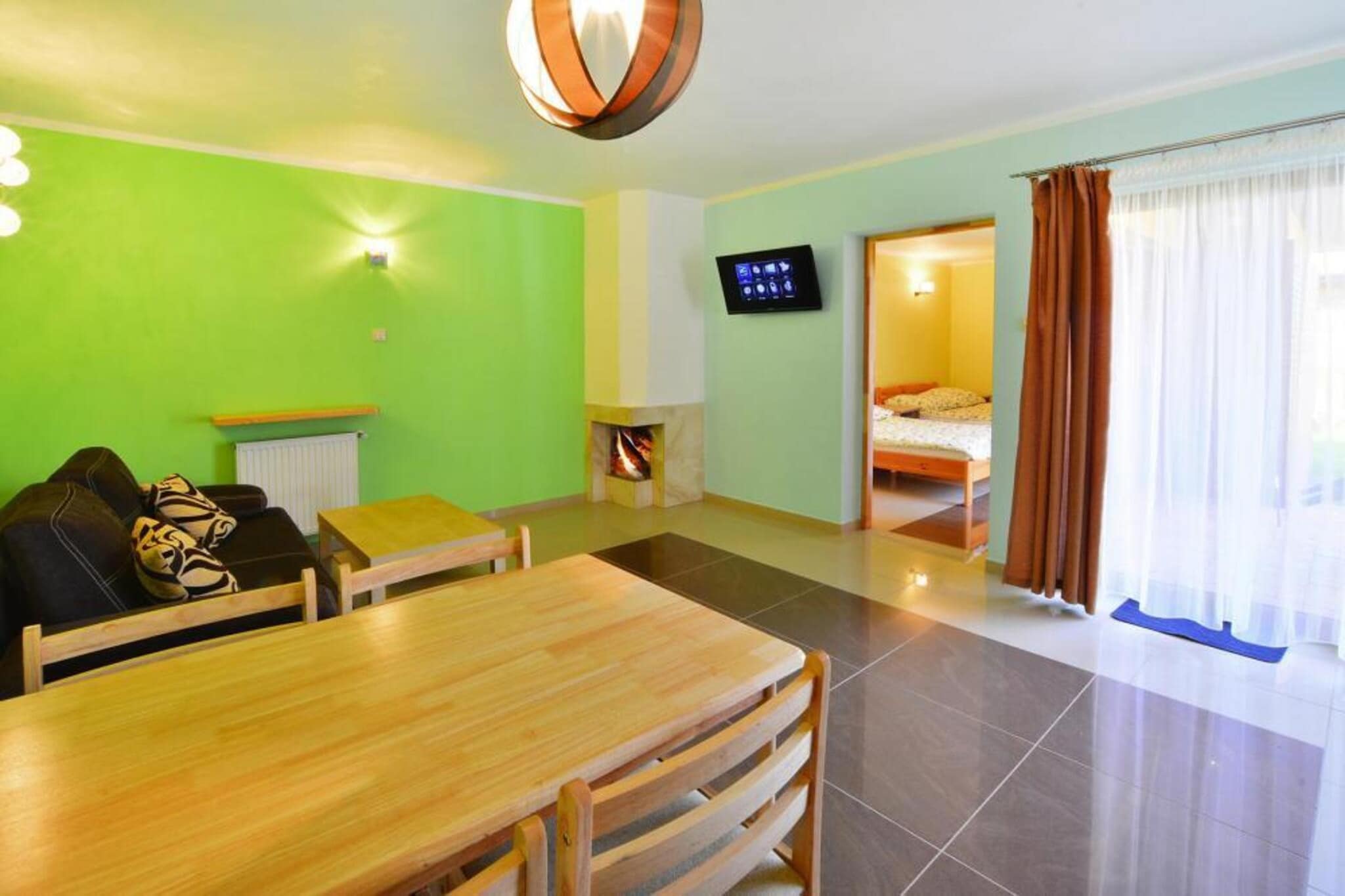 Dom MAŁY 43 m2 dla max 4 osób Sarbinowo-Wohnzimmer