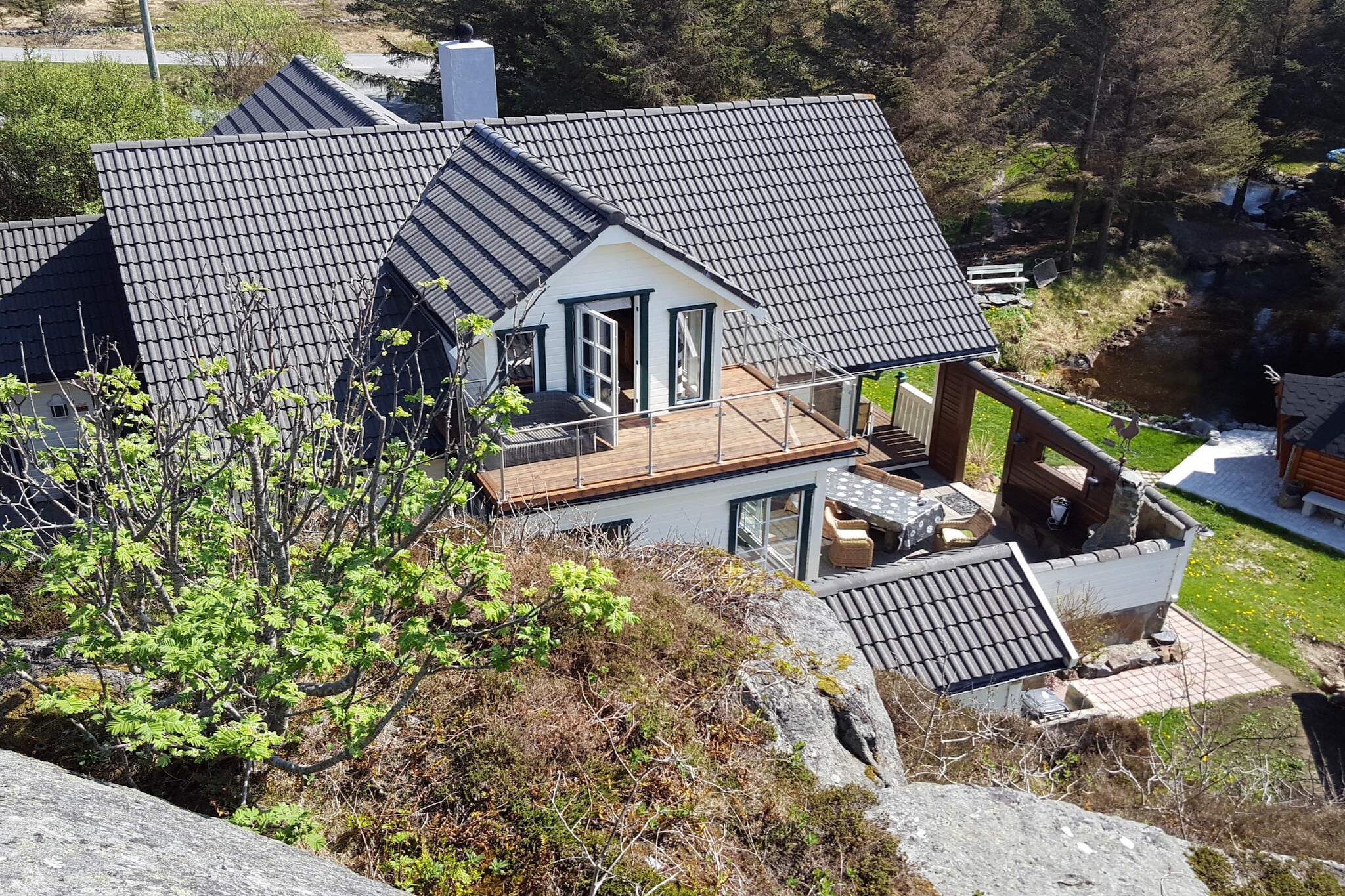8 Personen Ferienhaus in skudeneshavn-By Traum - Im Freien