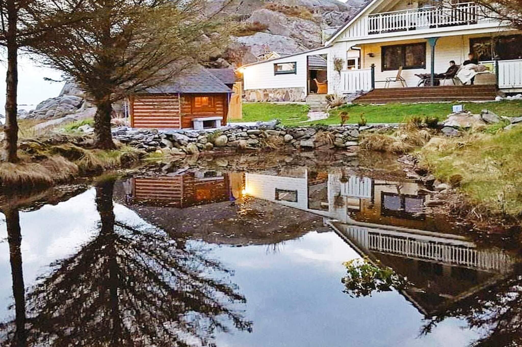 8 Personen Ferienhaus in skudeneshavn-By Traum - Im Freien