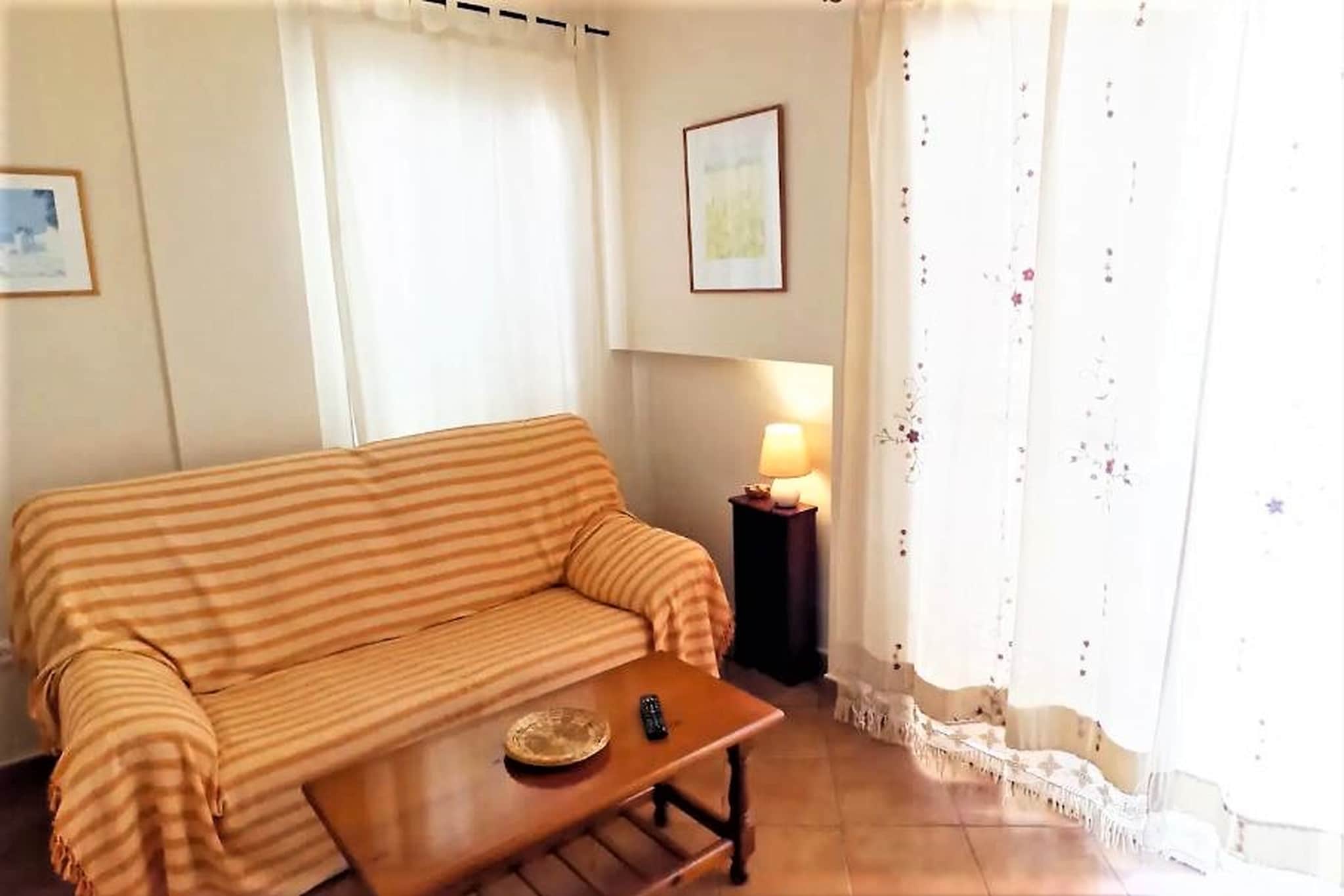 An optional utilities and service fee of EUR 50,00 will be charged before your arrival. Details are given below.<br> The friendly owners of this flat are delighted to welcome you to this beautiful place in the natural park of Cabo de Gata! This is the perfect place for a relaxing holiday in the middle of nature. You can comfortably stay here whether you are 2 couples or a family.
This property has one of the best locations in La Isleta, right in front of the beach. The beautiful flat has a lovely balcony/terrace and is fully equipped. Furthermore, it has 2 bedrooms, two complete bathrooms, spacious living room next to the kitchen, perfectly equipped with dishwasher, coffee machine and oven. This area of La Isleta offers a pleasant atmosphere with places to eat, dine or listen to music while enjoying a glass of wine or a cocktail. Your relaxing holiday is guaranteed. With Belvilla, enjoy a pleasant holiday! <br><b> Optional Utilities & Service Package </b><br><b> An optional utilities and service package of EUR 50,00 </b> can be selected prior to your arrival. You will receive a separate communication with the payment link should you wish to include it.<br>This package ensures a seamless stay and conveniently covers services such as final cleaning, utility consumption, service support, and protection against minor damages or incidental costs during your stay.<br>Guests who prefer may manage these services independently, provided the property is returned in good order at check-out.