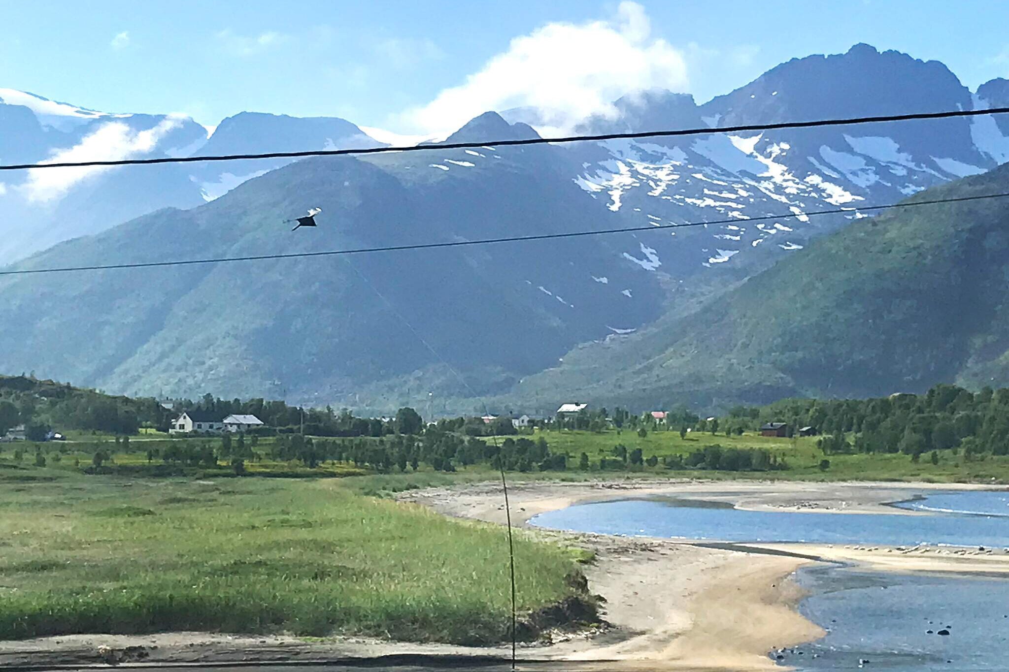 Great place for anglers who want top sea and ocean fishing. The holiday home is unobtrusively located on a plot with a view by the sea in the far north of Loppa. Outside is the fish rich Lopphavet. Boat and motor for rent. Great place for winter experiences with northern lights and midnight sun during summer. The house is large and spacious with a living room, kitchen, and bathroom on the ground floor. 4 bedrooms on the first floor, 2 of which have a double bed and an extra bed in each room, one with a double bed, and one with a single bed. The living room is pleasantly furnished with a fireplace framed in natural stone, which provides good warmth and a cozy atmosphere on cold days. Large windows make the rooms pleasant. Free internet for surfing. The house is beautifully situated on an unobtrusive and quiet plot, 120 m from the sea. From the house and the terrace there is a magnificent view of the great ocean Loppa outside. In spring and summer, the sunset and the midnight sun are a wonderful experience. In winter, the place has little light pollution and is a perfect place to experience the northern lights that dance in all shades of color in the polar sky. Great hiking opportunities along the sea and in the mountains. The sea outside is Europe's richest in fish, here you can fish out on the open sea or in the fjord within. 4 km to grocery store. Car ferry from Øksfjord to Tverrfjord several times a day, crossing 25 min. Boat for rent at floating dock 3 km from the house: 20-foot boat Sting 600 Pro self-balancing with steering console, 60 hp outboard motor, sonar, chart plotter, GPS and 3 rod holders. Deposit NOK 2000,- Boat available in the period between 01.05.-01.10. and must be booked in advance.